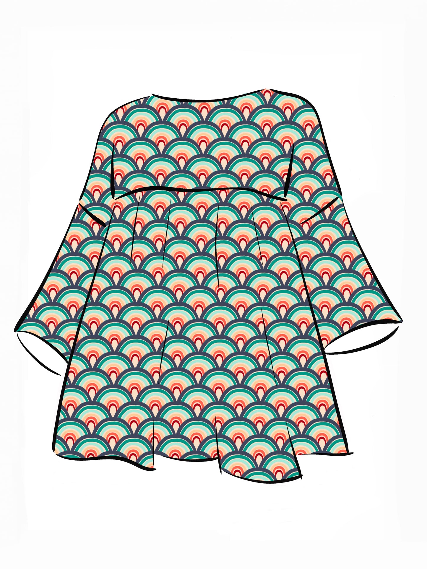 018 DESIGN YOUR OWN Organic Cotton “Rainbow” Dress