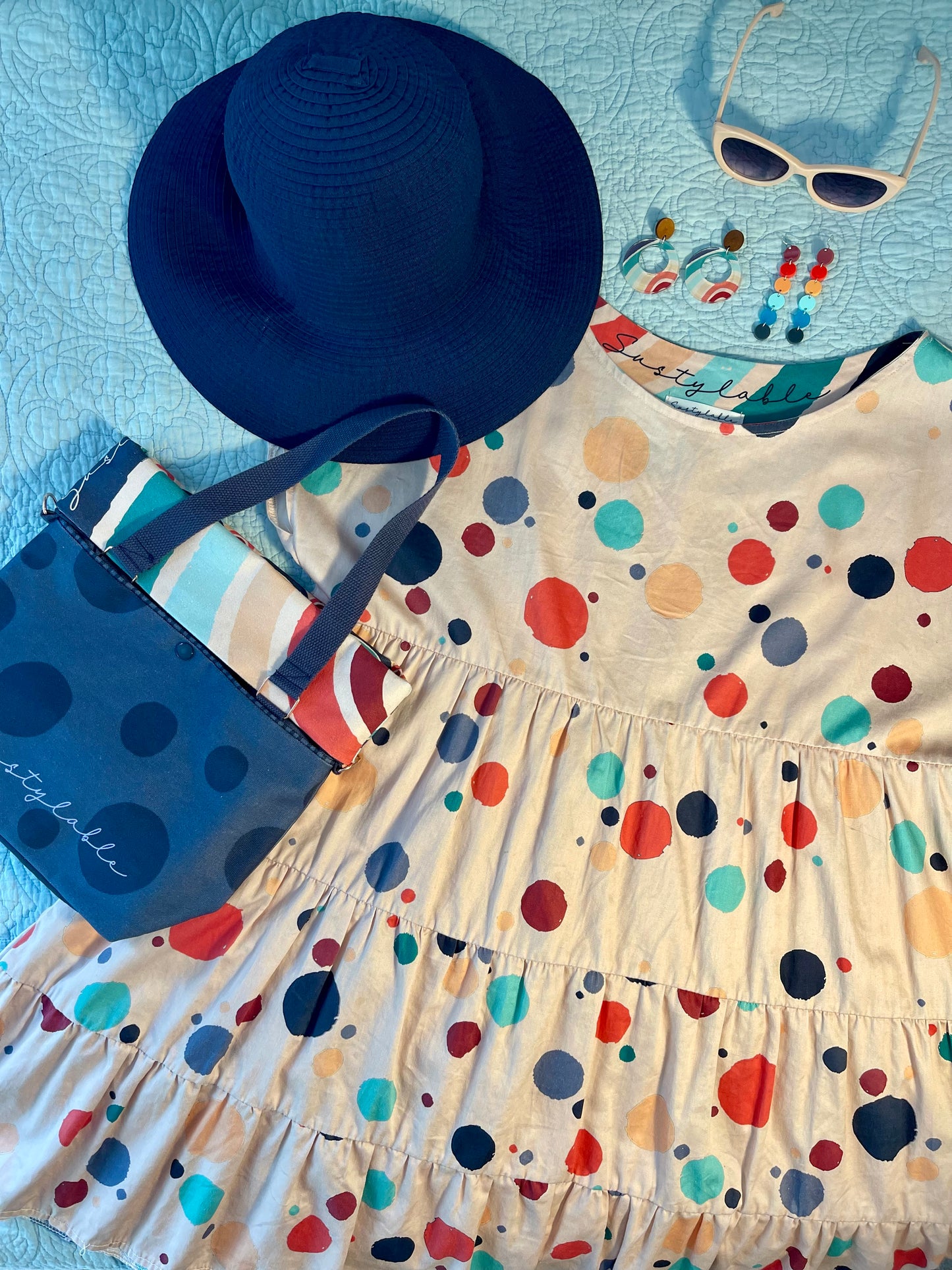 015 DESIGN YOUR OWN Organic Cotton “Polka Dot” Dress
