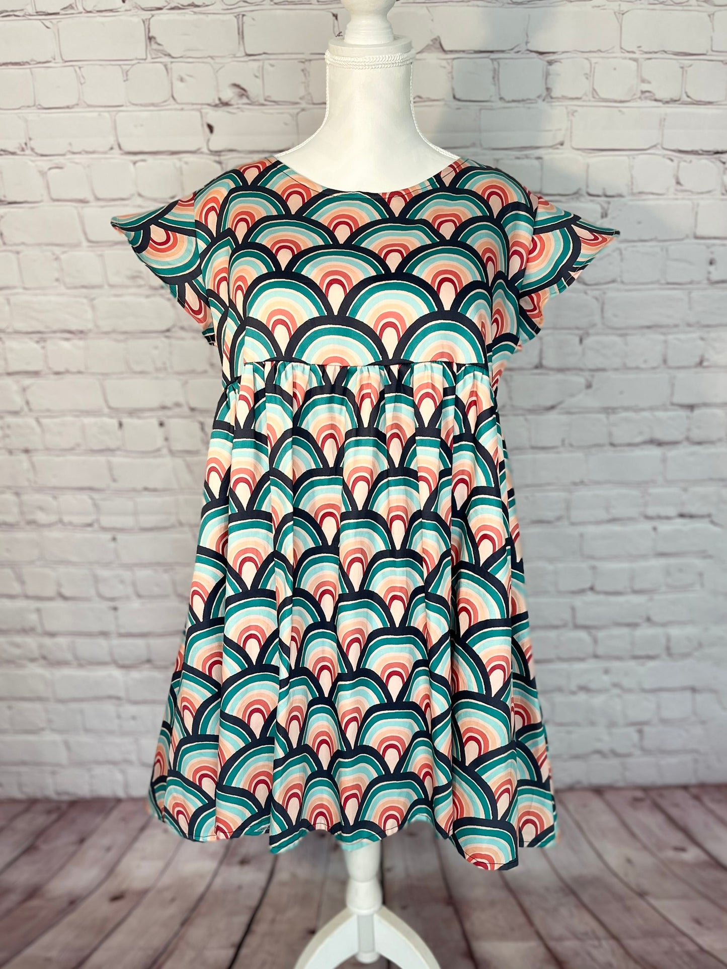 018 DESIGN YOUR OWN Organic Cotton “Rainbow” Dress