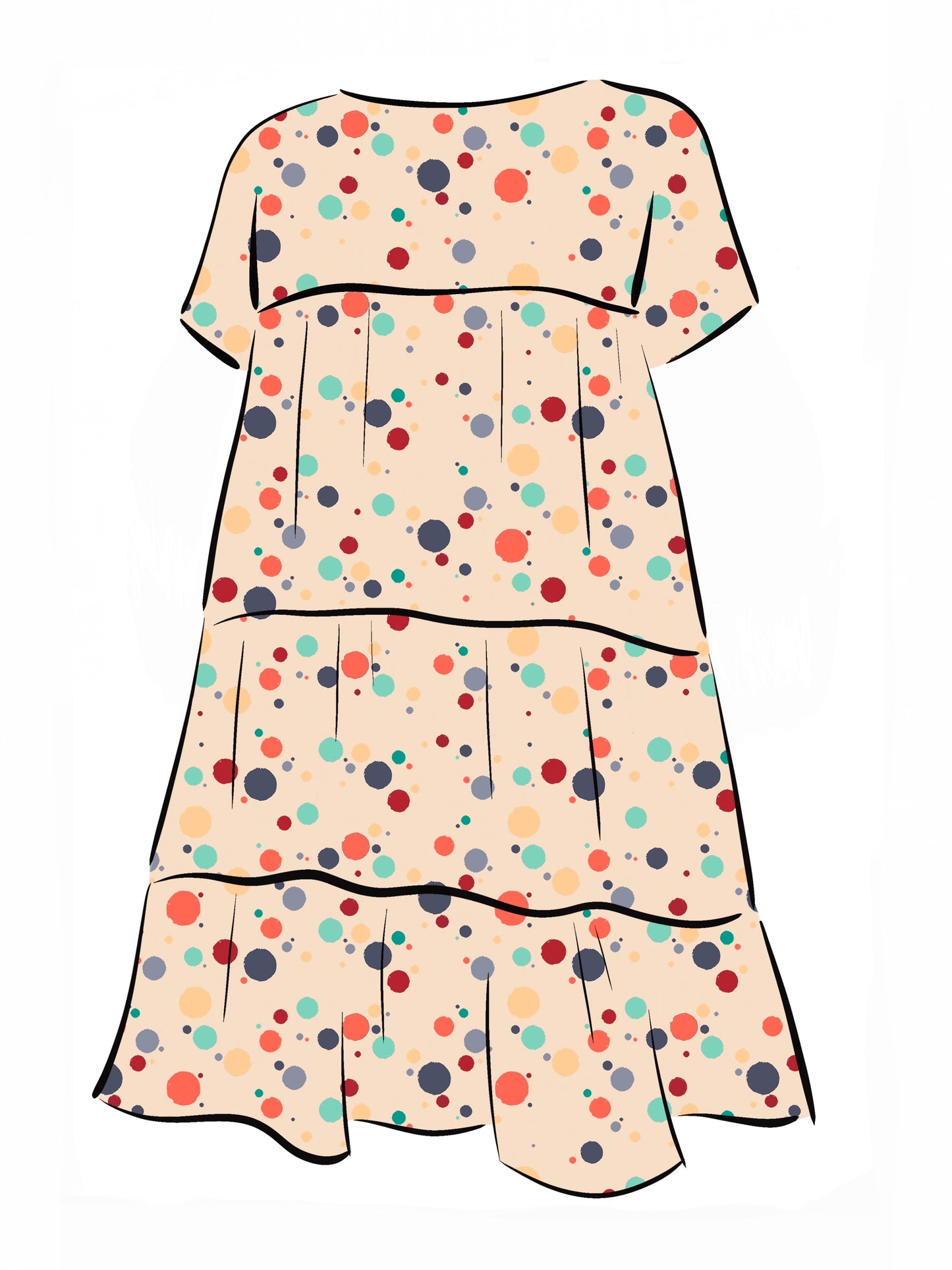 015 DESIGN YOUR OWN Organic Cotton “Polka Dot” Dress