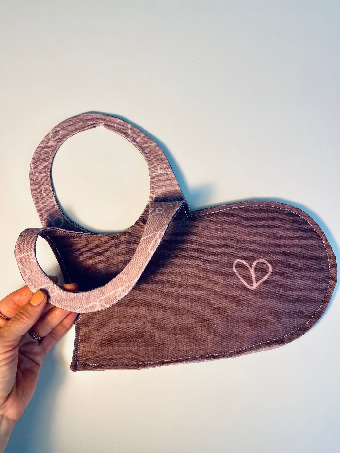 023 Organic Cotton Love Heart Bags