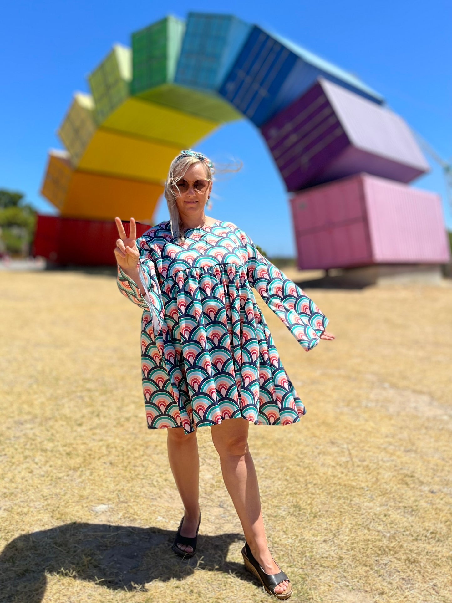 018 DESIGN YOUR OWN Organic Cotton “Rainbow” Dress