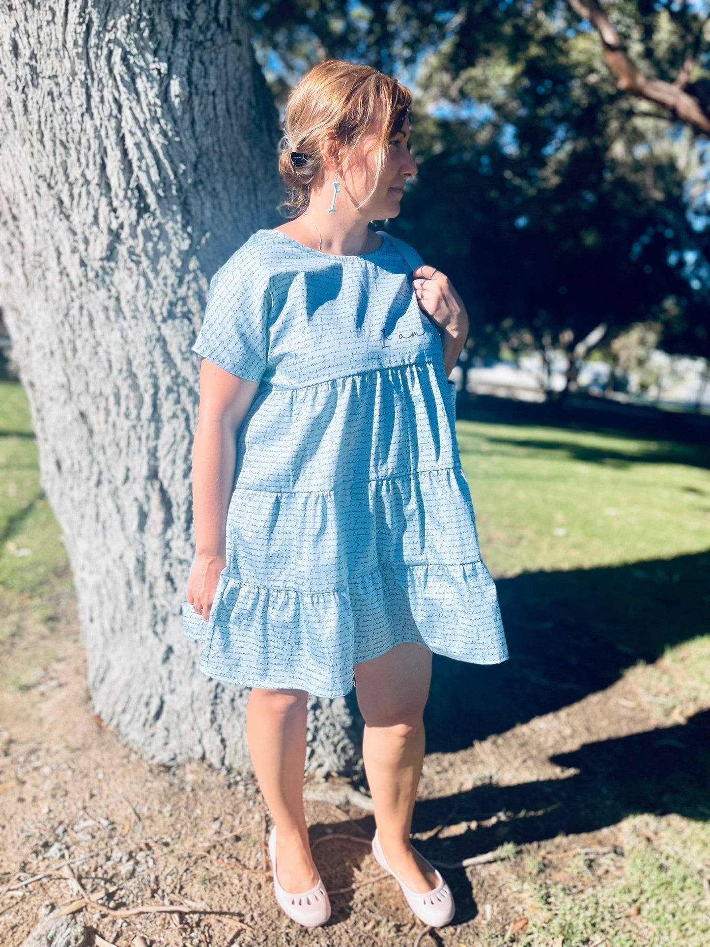 032 DESIGN YOUR OWN Organic Cotton “I am Woman” Dress