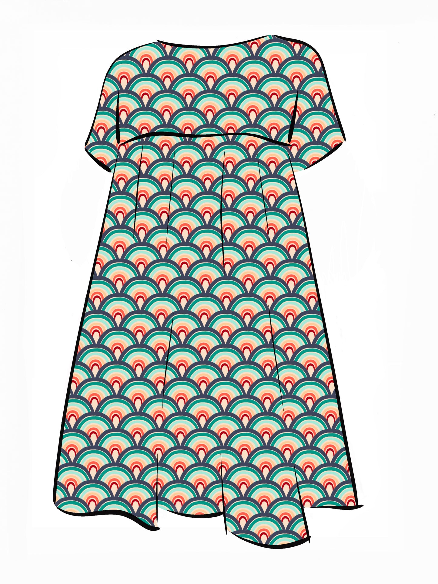 018 DESIGN YOUR OWN Organic Cotton “Rainbow” Dress