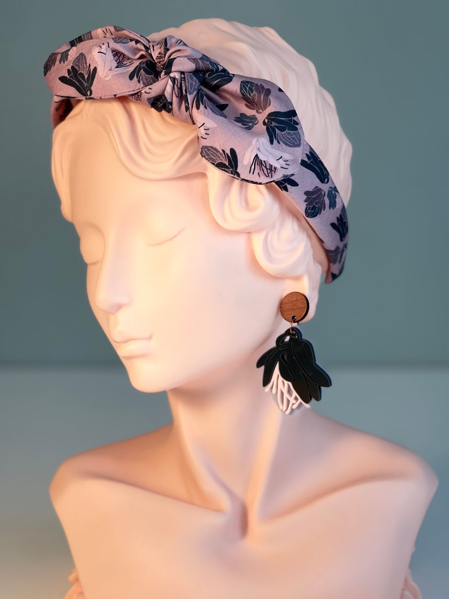 004 Organic Cotton Protea Headband
