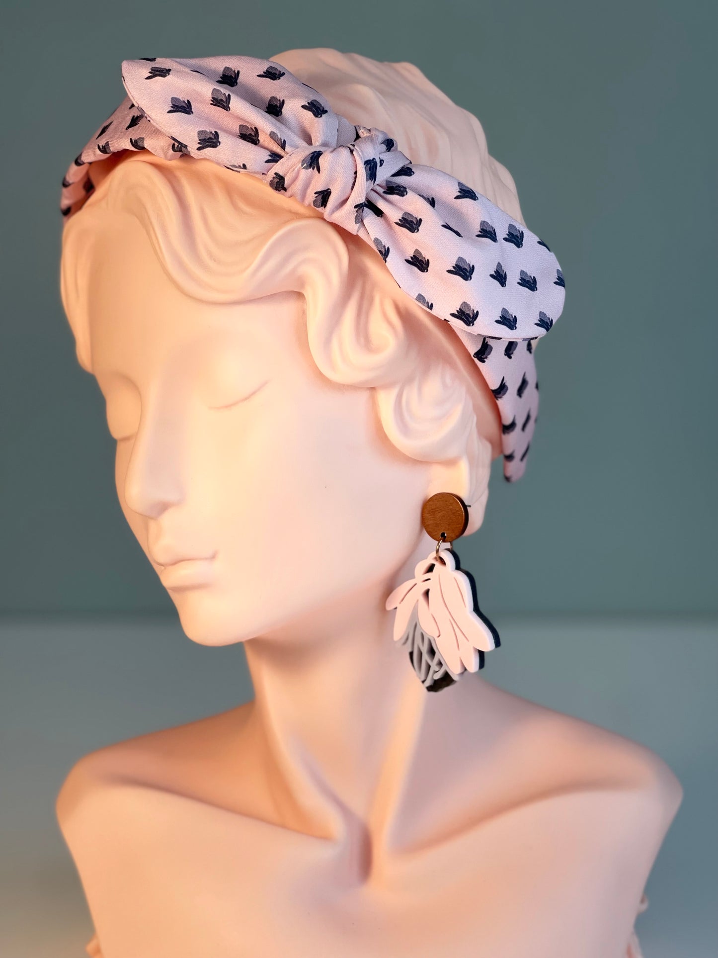 004 Organic Cotton Protea Headband