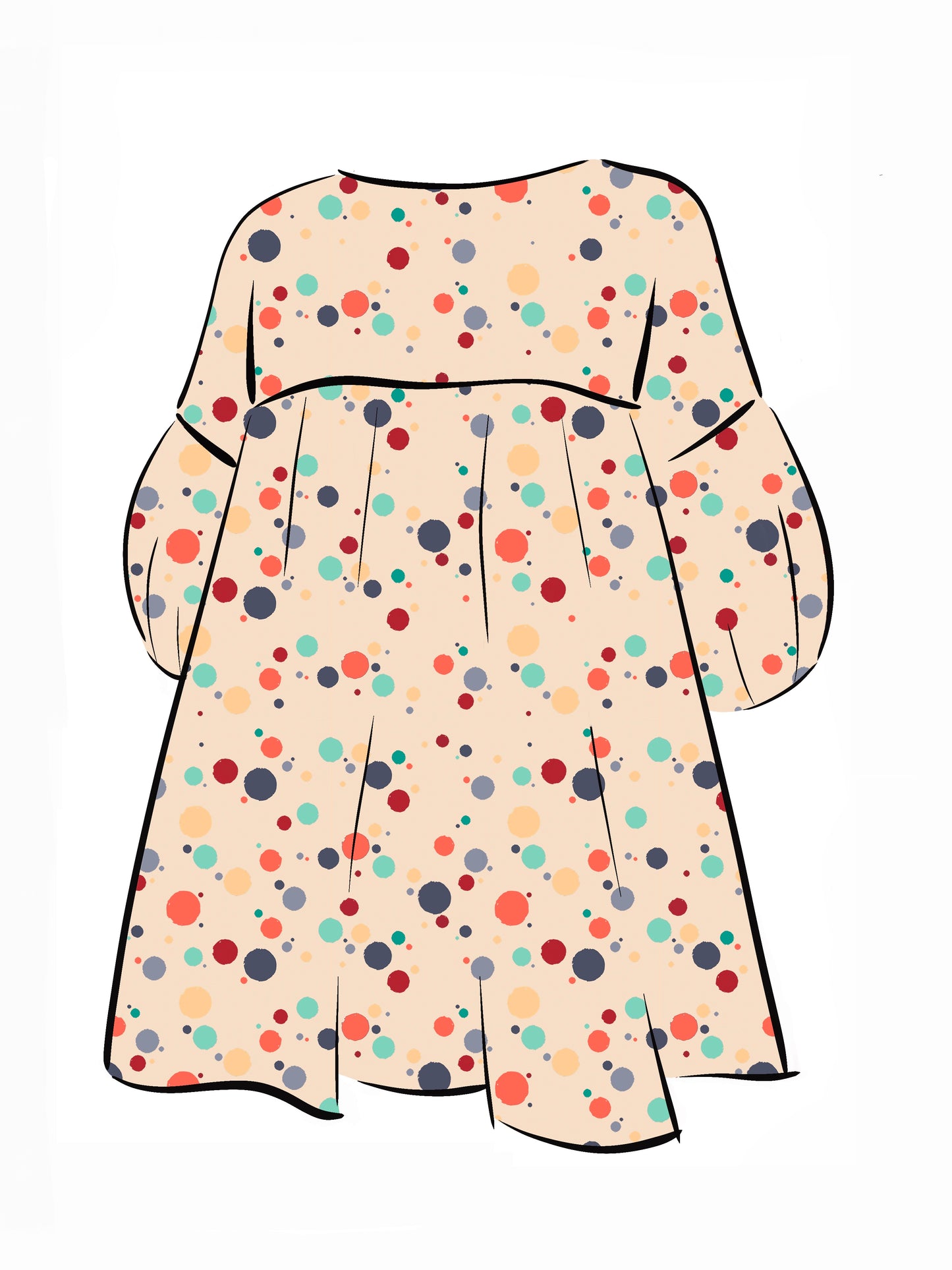 015 DESIGN YOUR OWN Organic Cotton “Polka Dot” Dress
