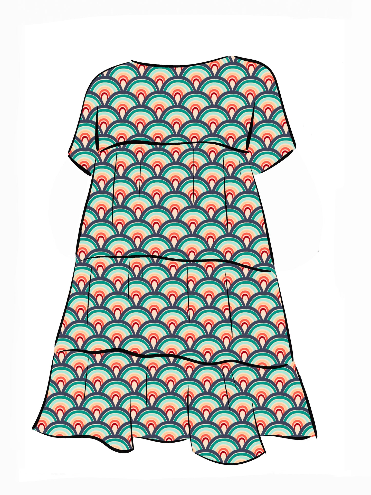 018 DESIGN YOUR OWN Organic Cotton “Rainbow” Dress