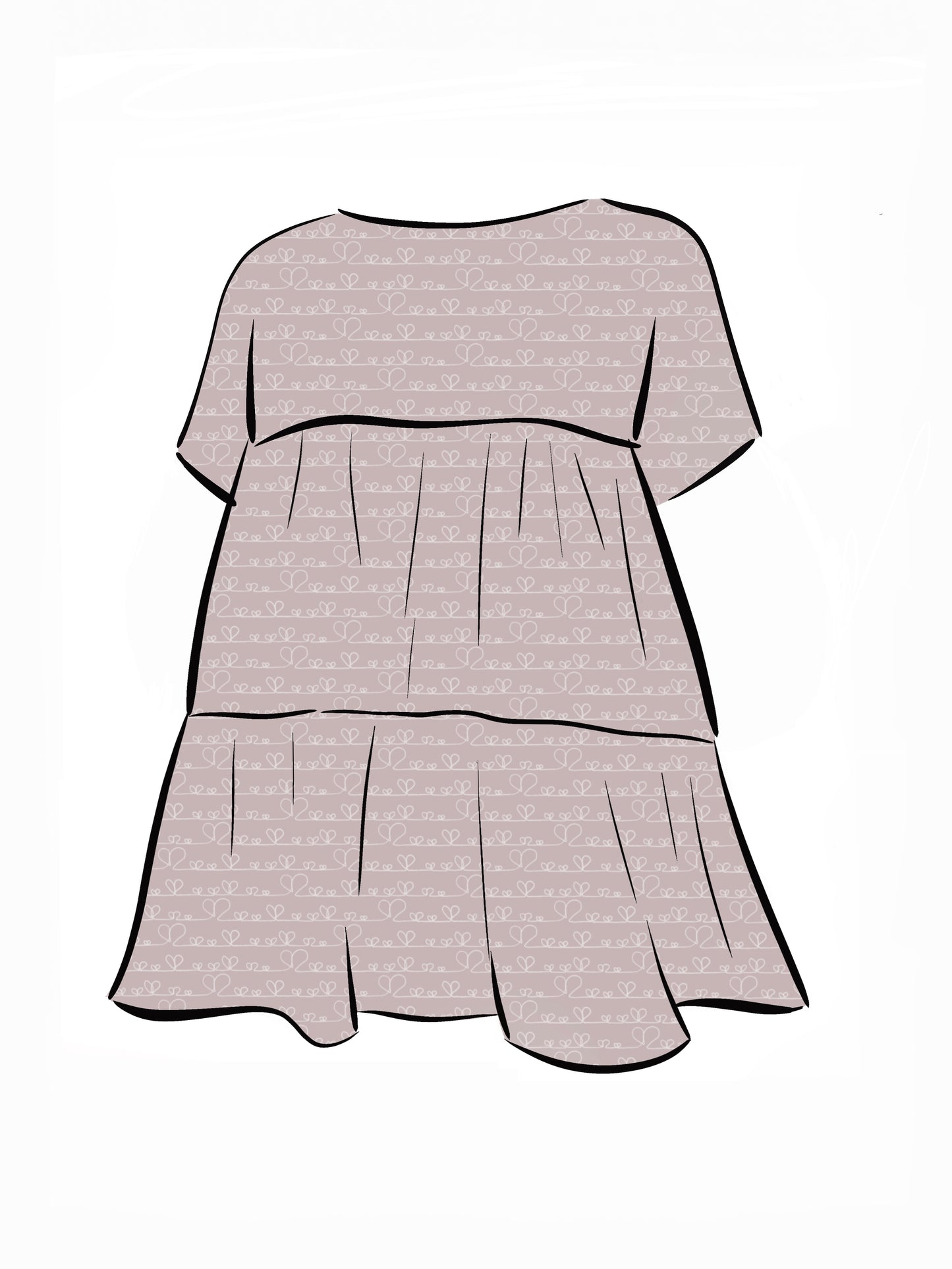 024 DESIGN YOUR OWN Organic Cotton Love Heart Dress