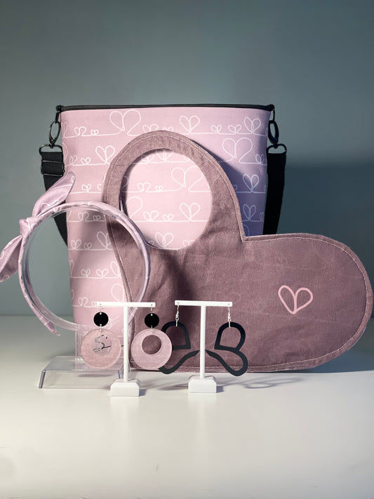 023 Organic Cotton Love Heart Bags