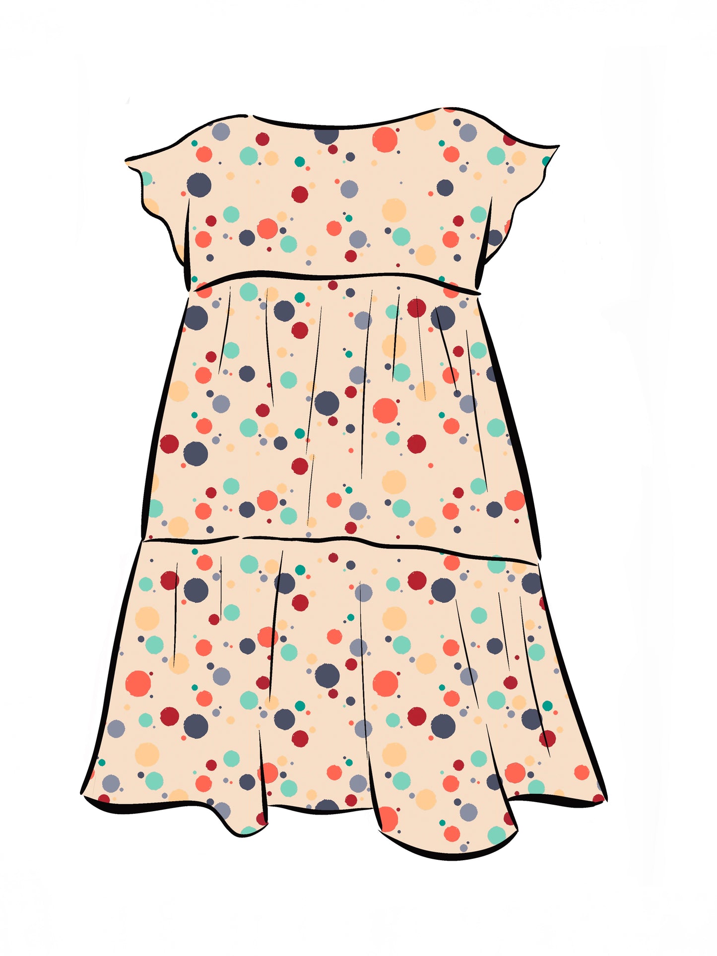 015 DESIGN YOUR OWN Organic Cotton “Polka Dot” Dress