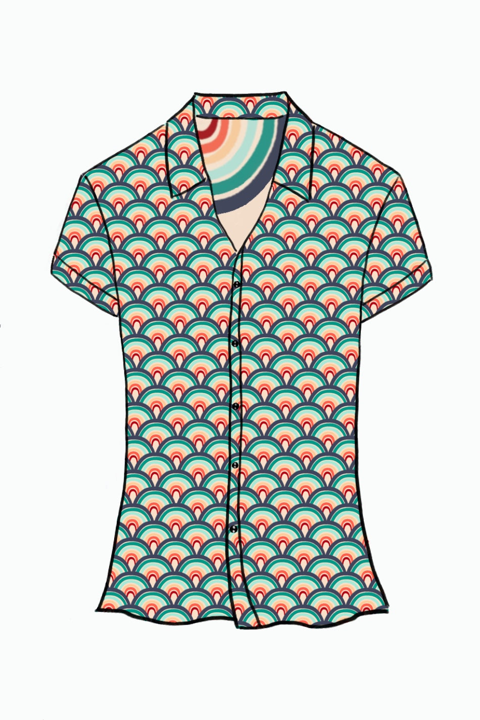 019 DESIGN YOUR OWN Organic Cotton “Rainbow” Unisex Shirt
