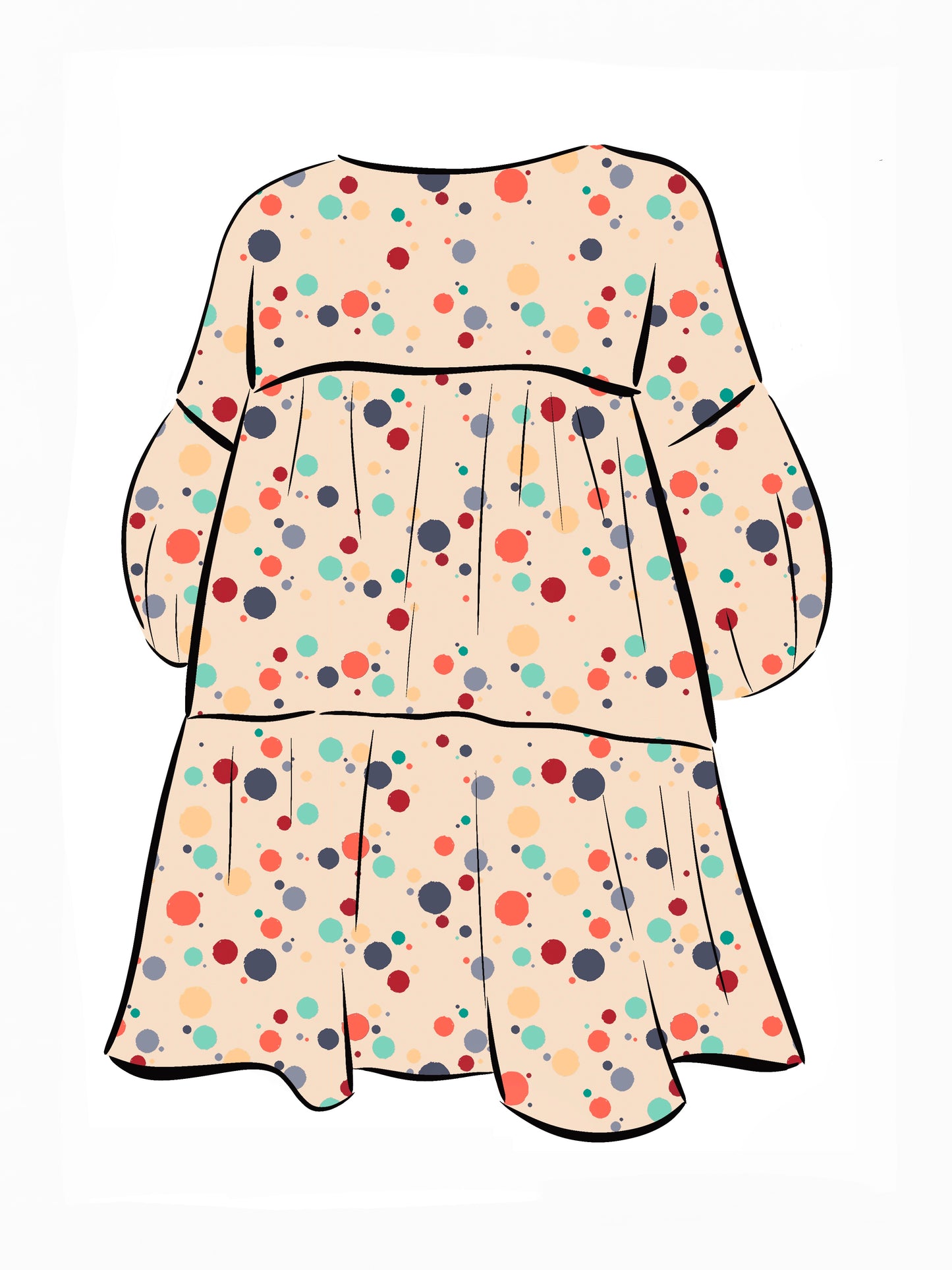 015 DESIGN YOUR OWN Organic Cotton “Polka Dot” Dress