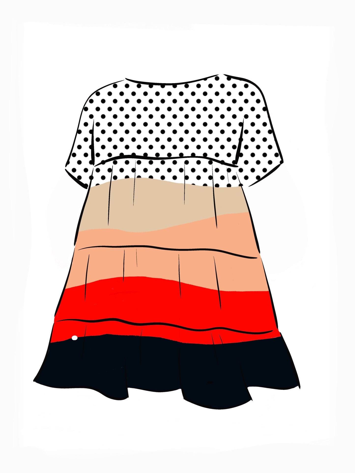 045 DESIGN YOUR OWN Organic Cotton “Australia” Dress
