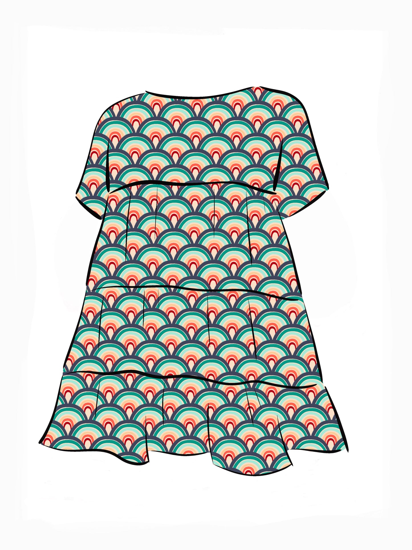 018 DESIGN YOUR OWN Organic Cotton “Rainbow” Dress