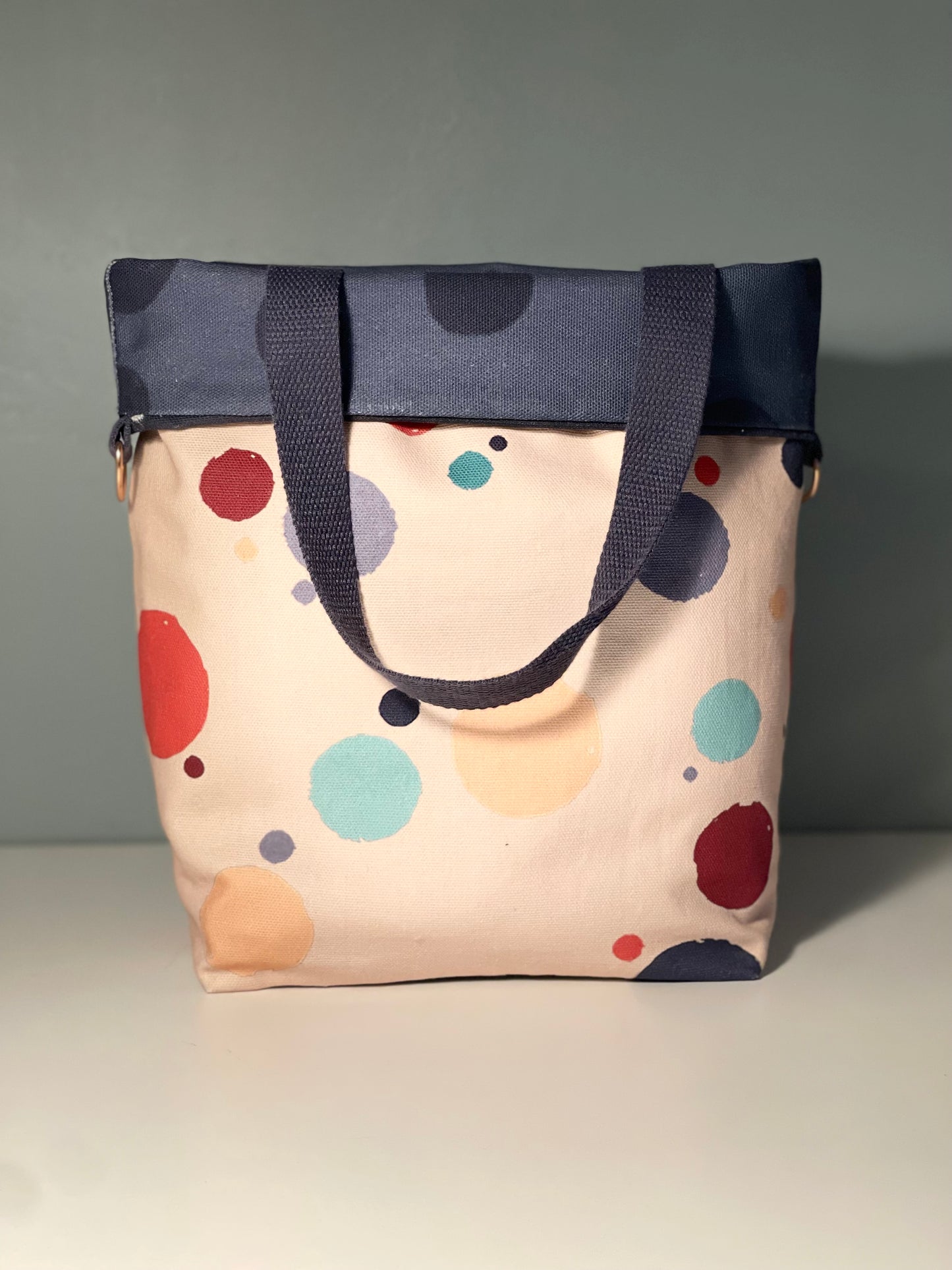 014 Organic Cotton Rainbow & Polka Dots Bags