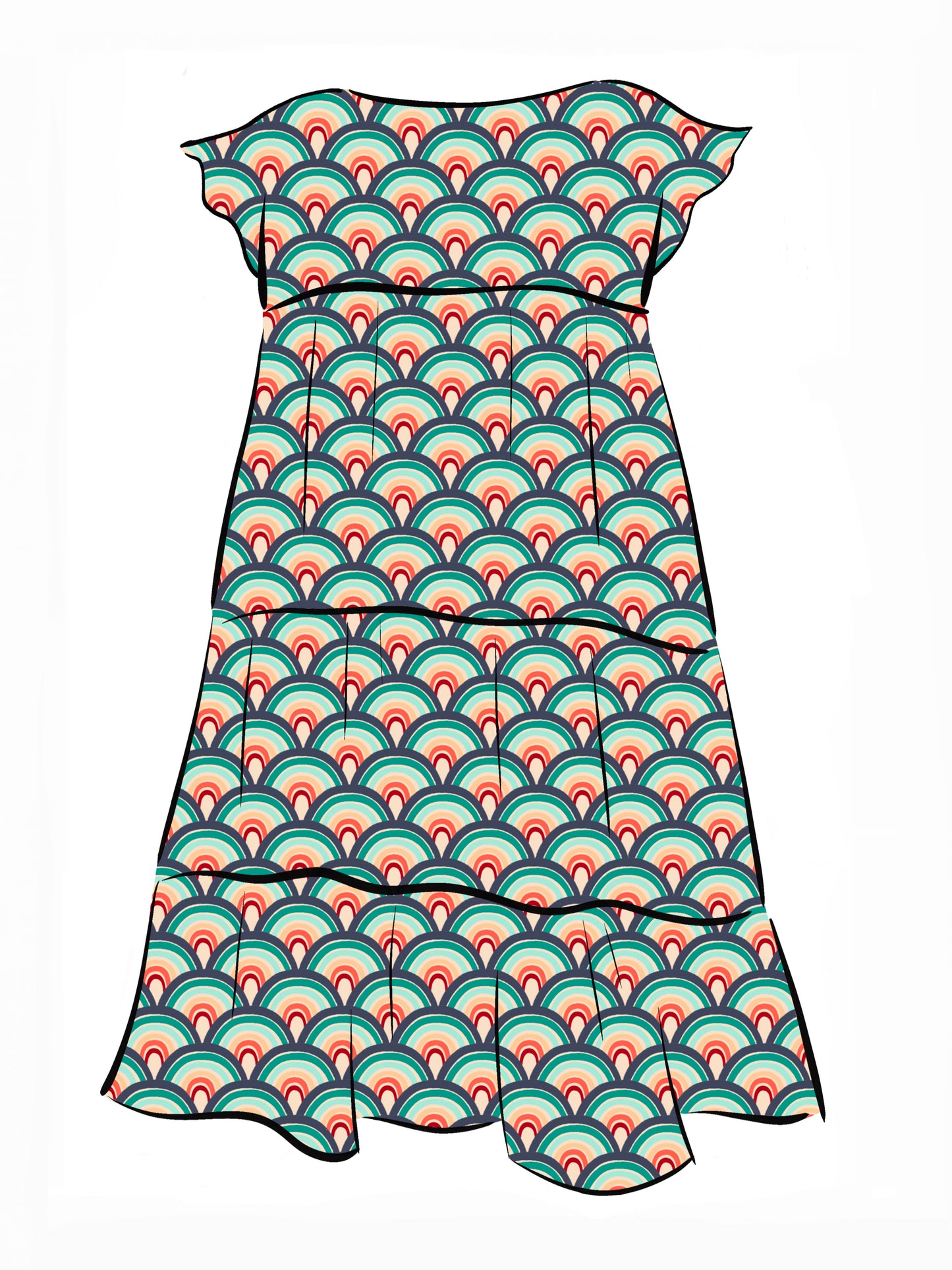 018 DESIGN YOUR OWN Organic Cotton “Rainbow” Dress