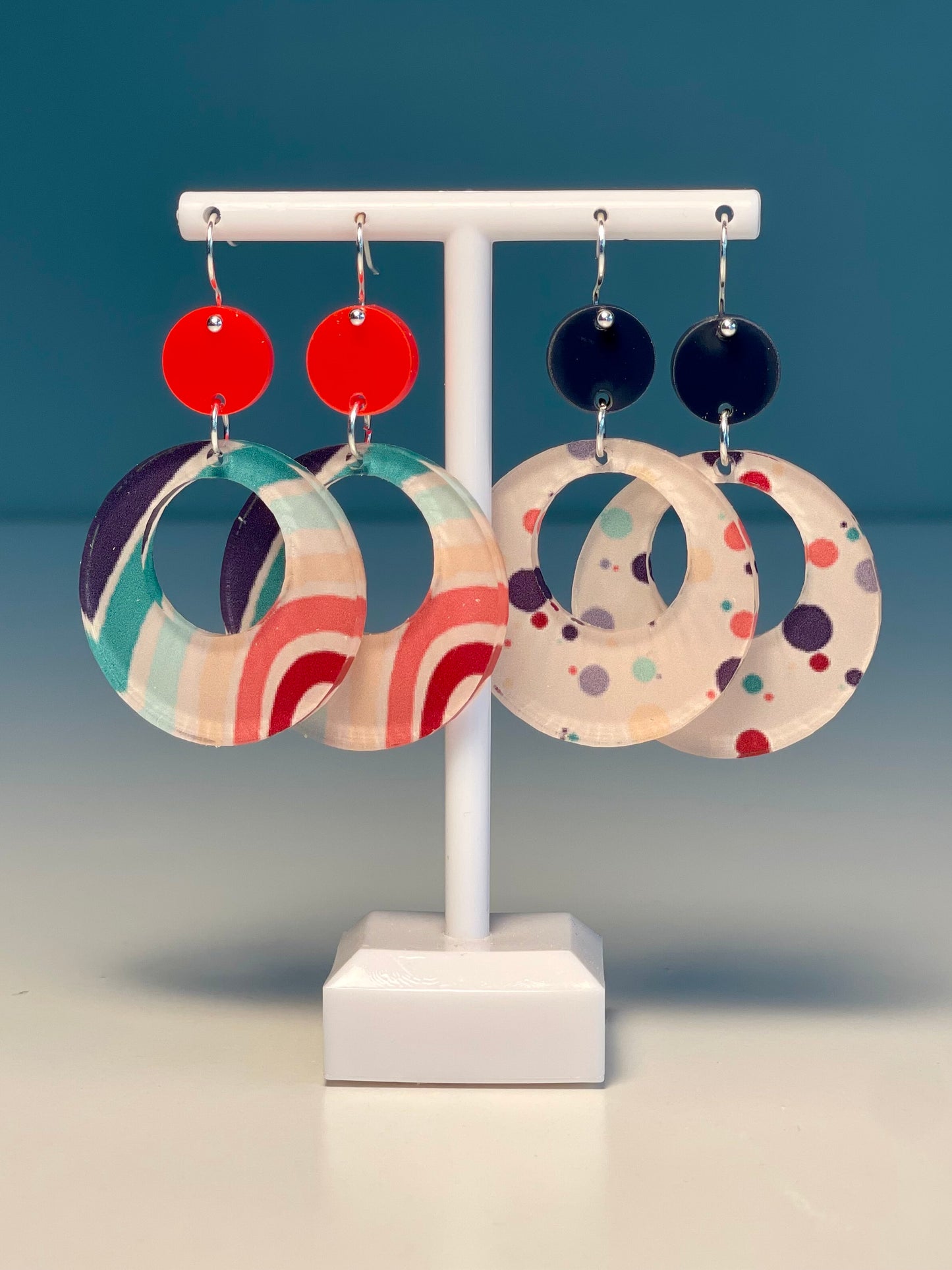 013 Organic Cotton Rainbow & Polka Dot Headbands