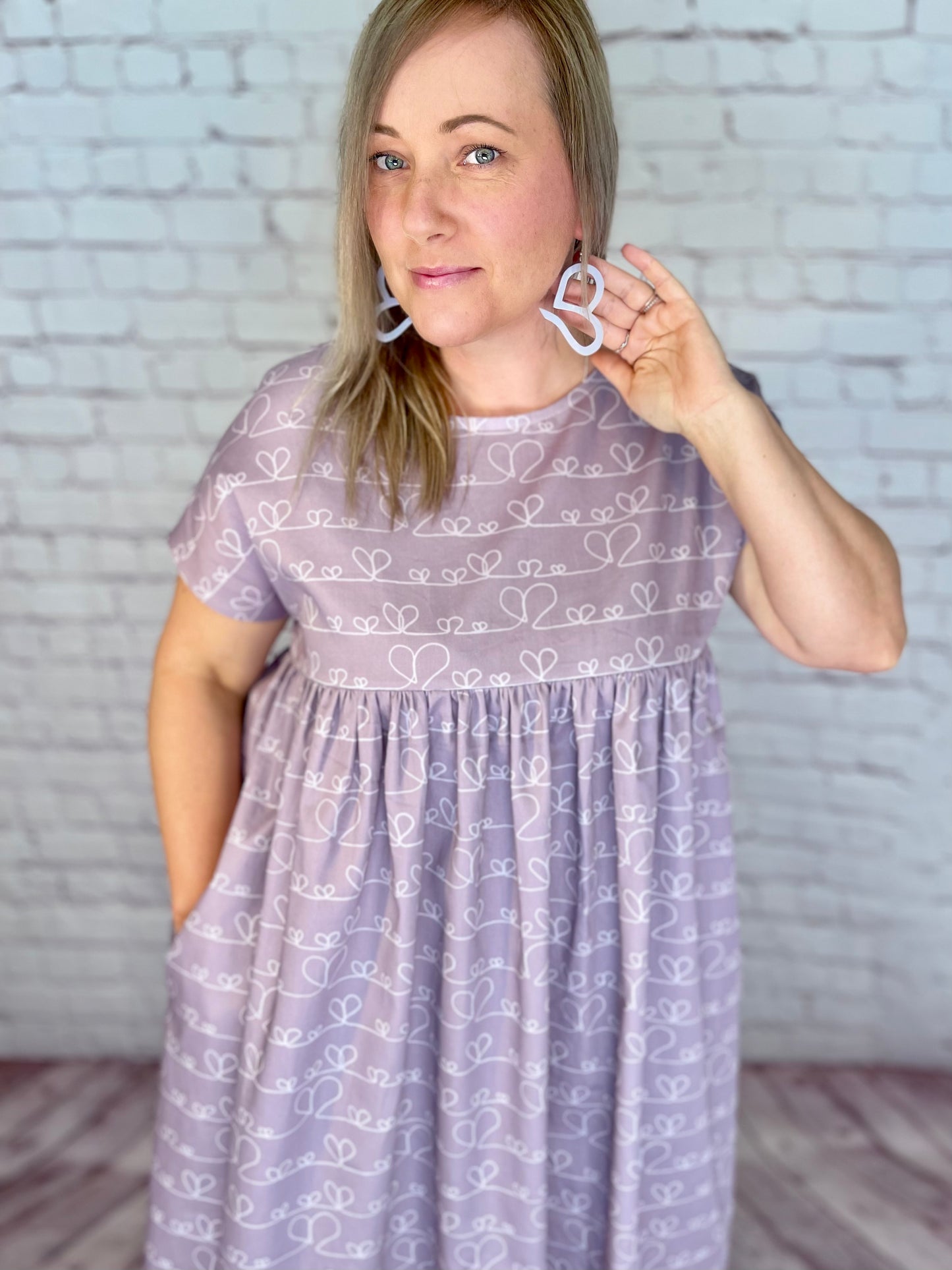 024 DESIGN YOUR OWN Organic Cotton Love Heart Dress