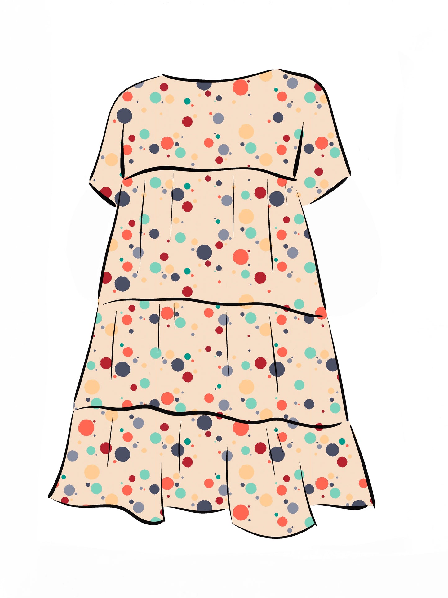 015 DESIGN YOUR OWN Organic Cotton “Polka Dot” Dress