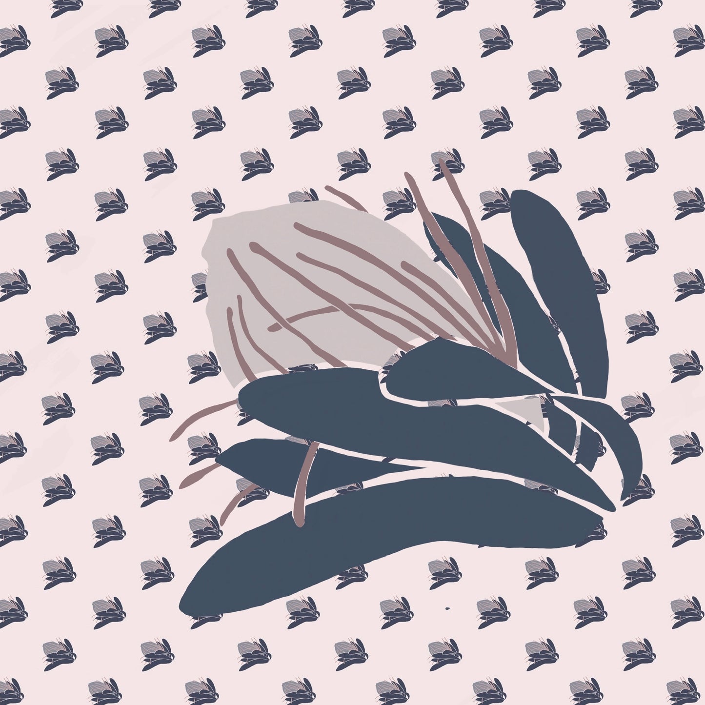 010 Organic Cotton Protea Pillow Cases