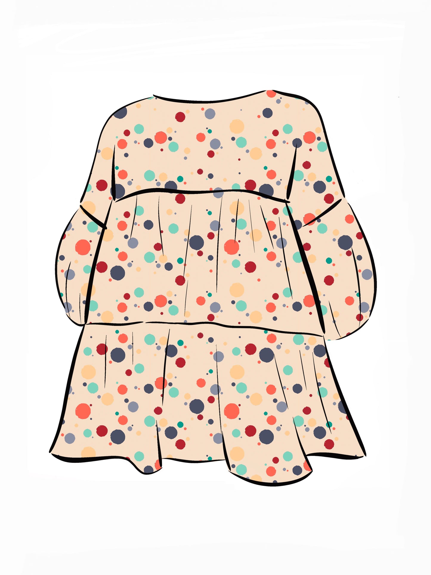 015 DESIGN YOUR OWN Organic Cotton “Polka Dot” Dress