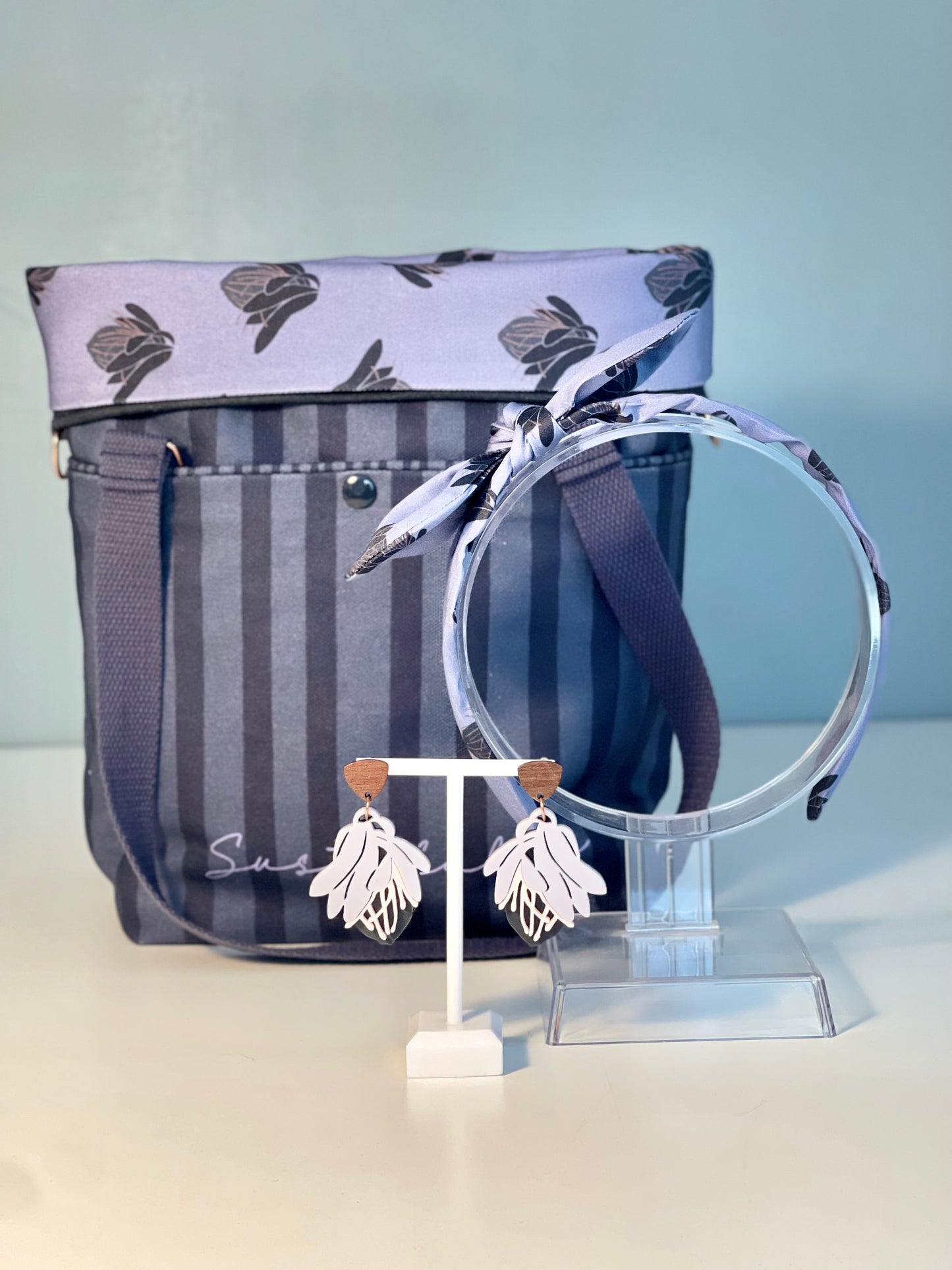 005 Organic Cotton Protea Bags