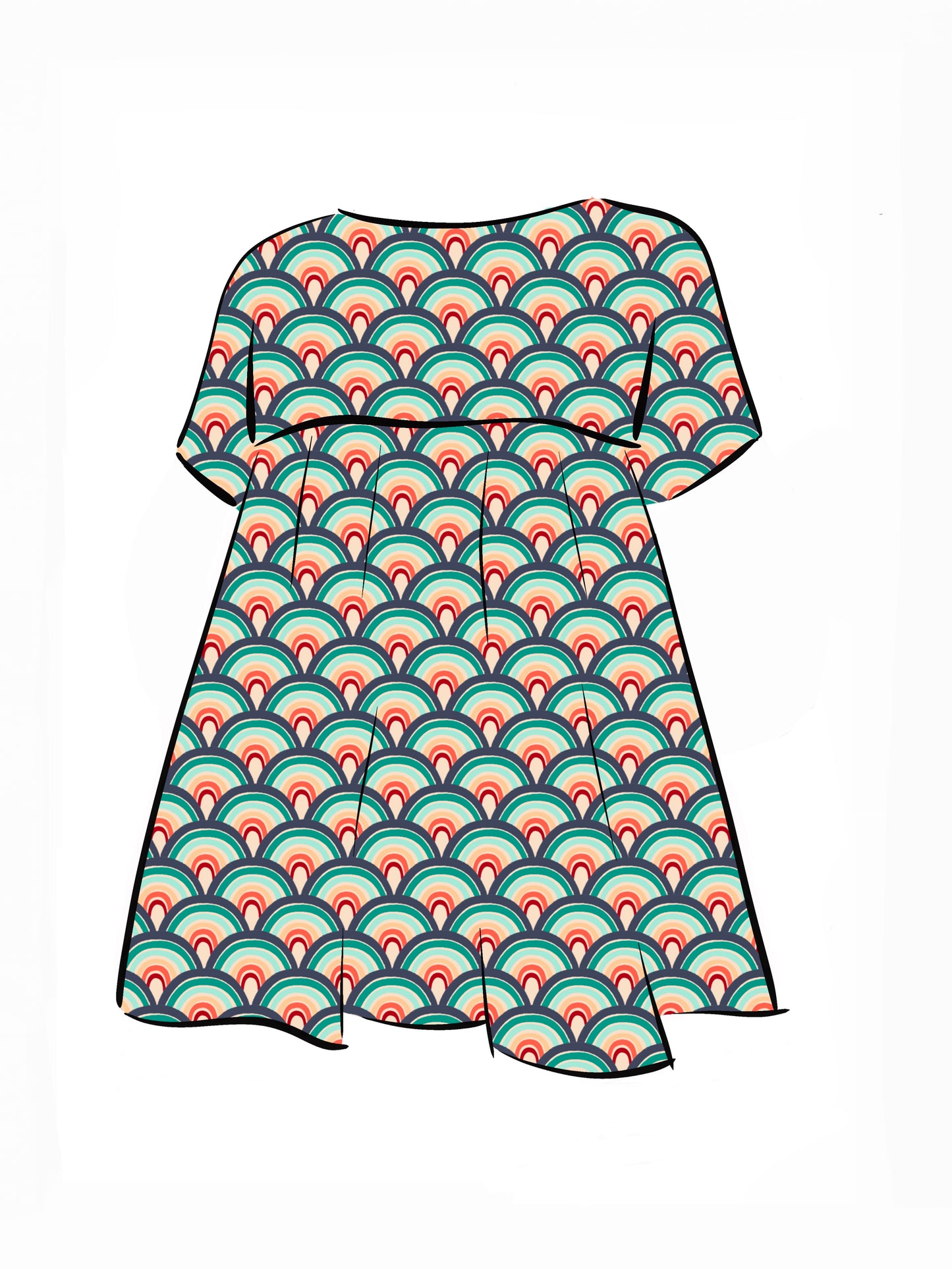 018 DESIGN YOUR OWN Organic Cotton “Rainbow” Dress