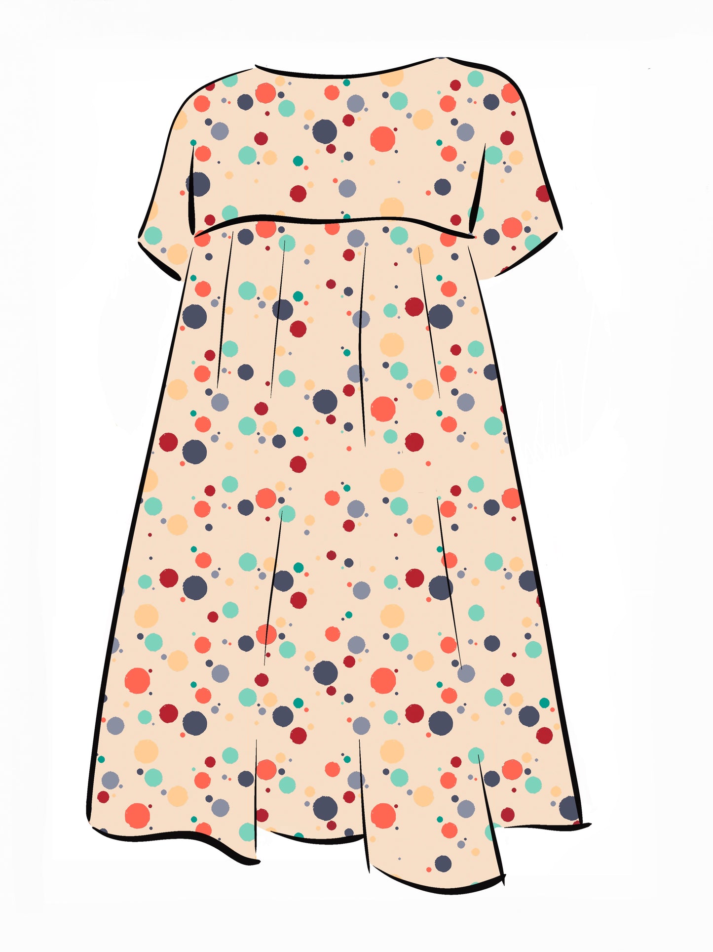015 DESIGN YOUR OWN Organic Cotton “Polka Dot” Dress