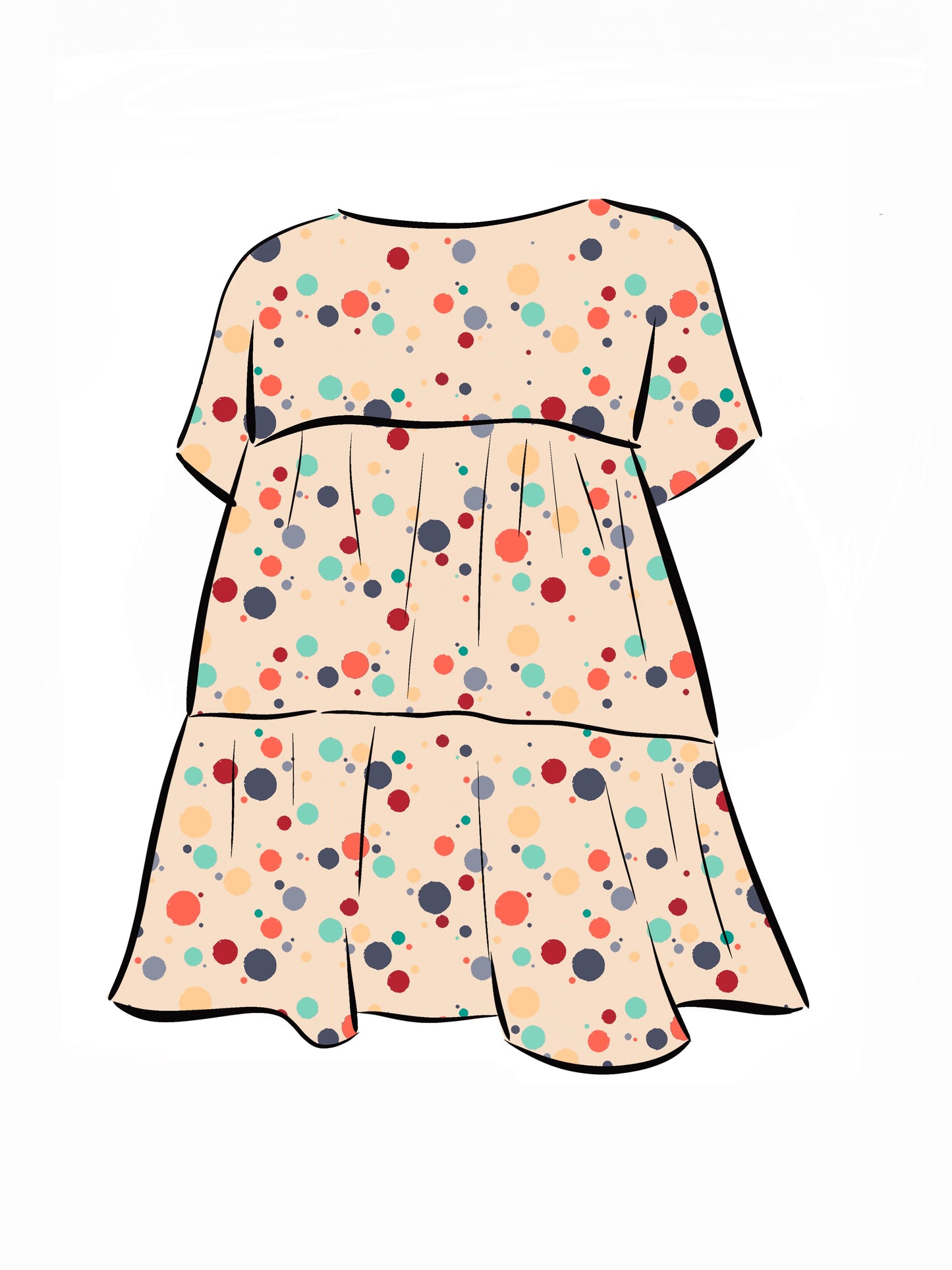 015 DESIGN YOUR OWN Organic Cotton “Polka Dot” Dress