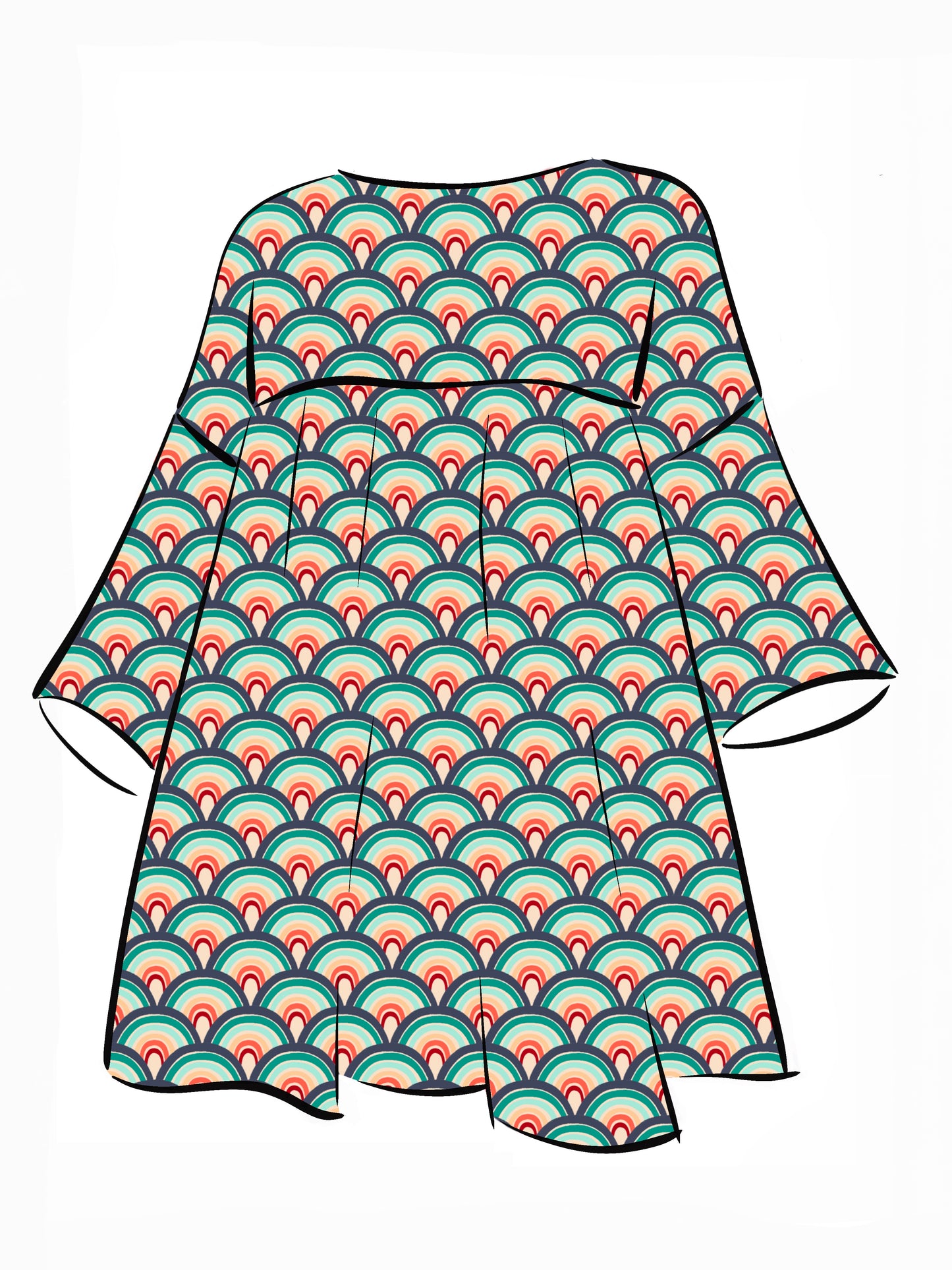 018 DESIGN YOUR OWN Organic Cotton “Rainbow” Dress