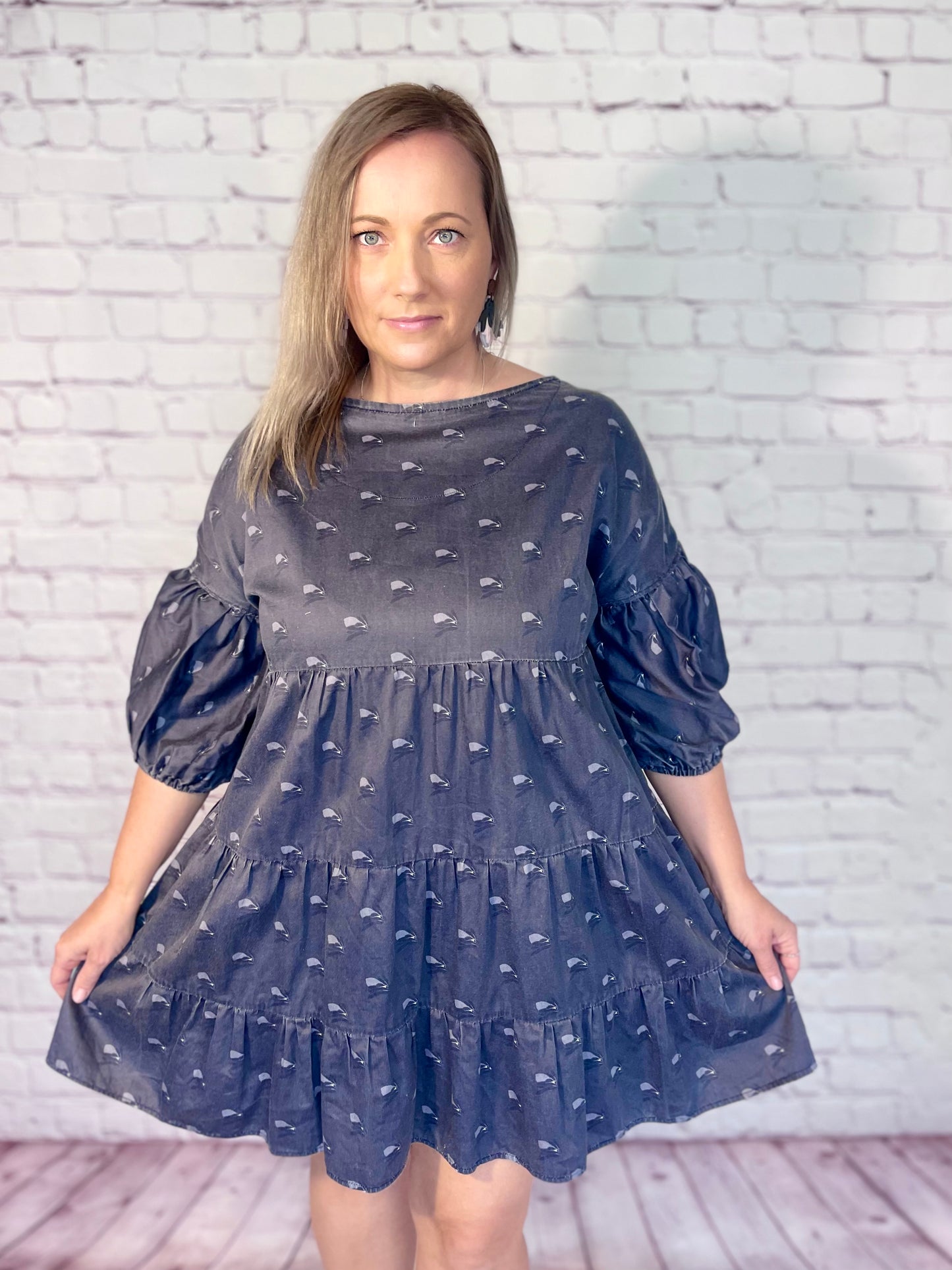 006 DESIGN YOUR OWN Organic Cotton Protea Dress Light Pink