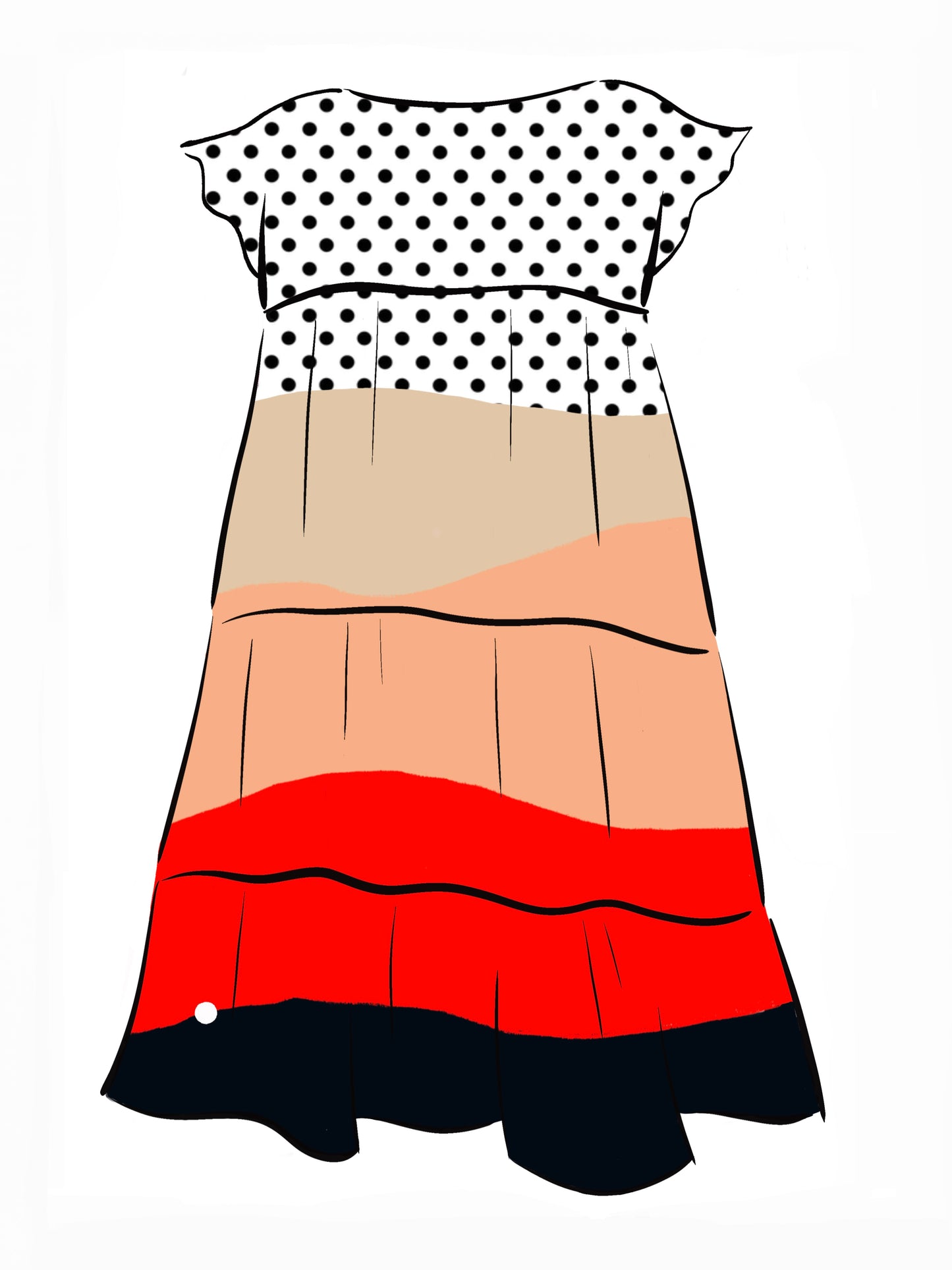 045 DESIGN YOUR OWN Organic Cotton “Australia” Dress
