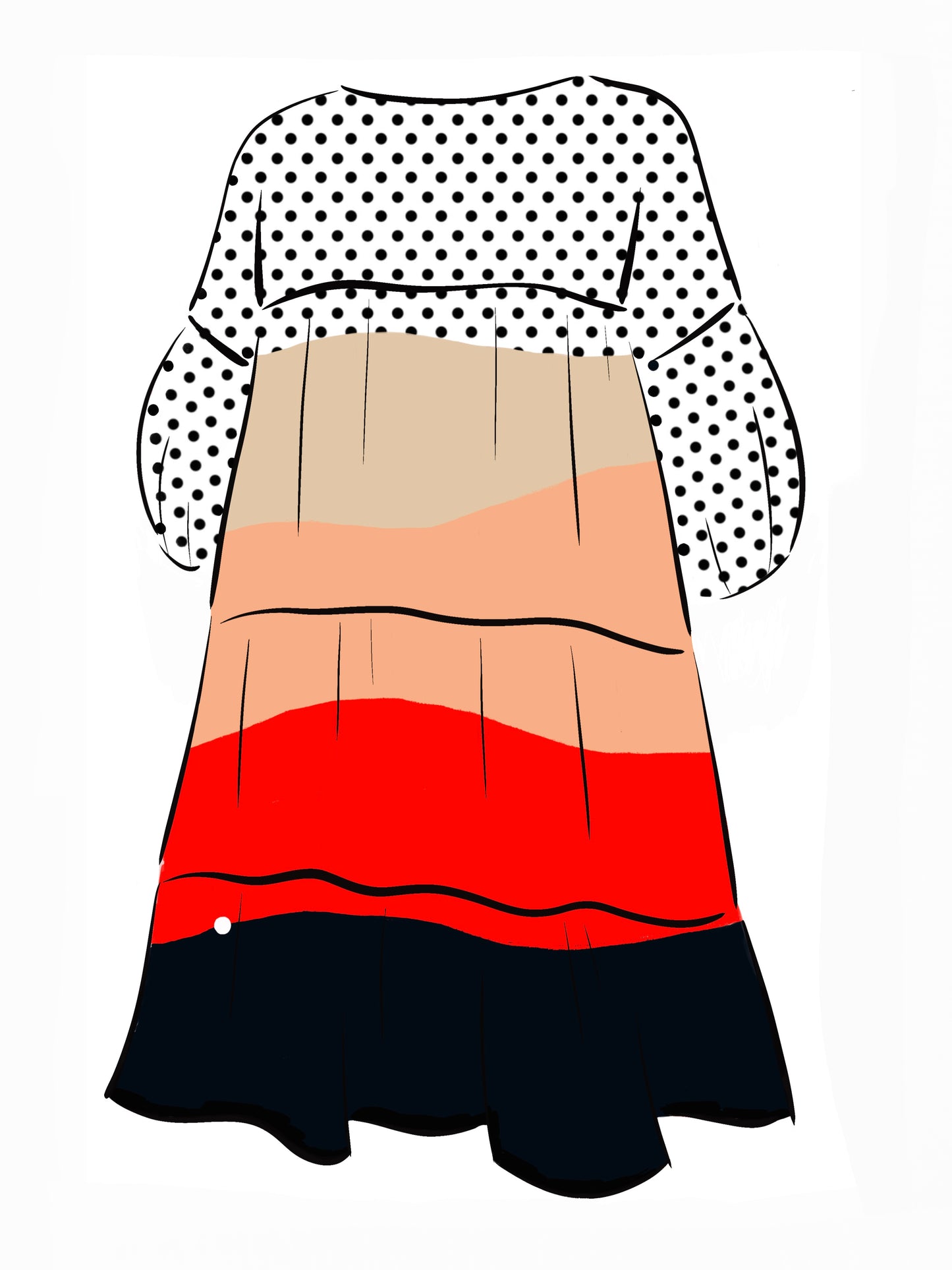 045 DESIGN YOUR OWN Organic Cotton “Australia” Dress