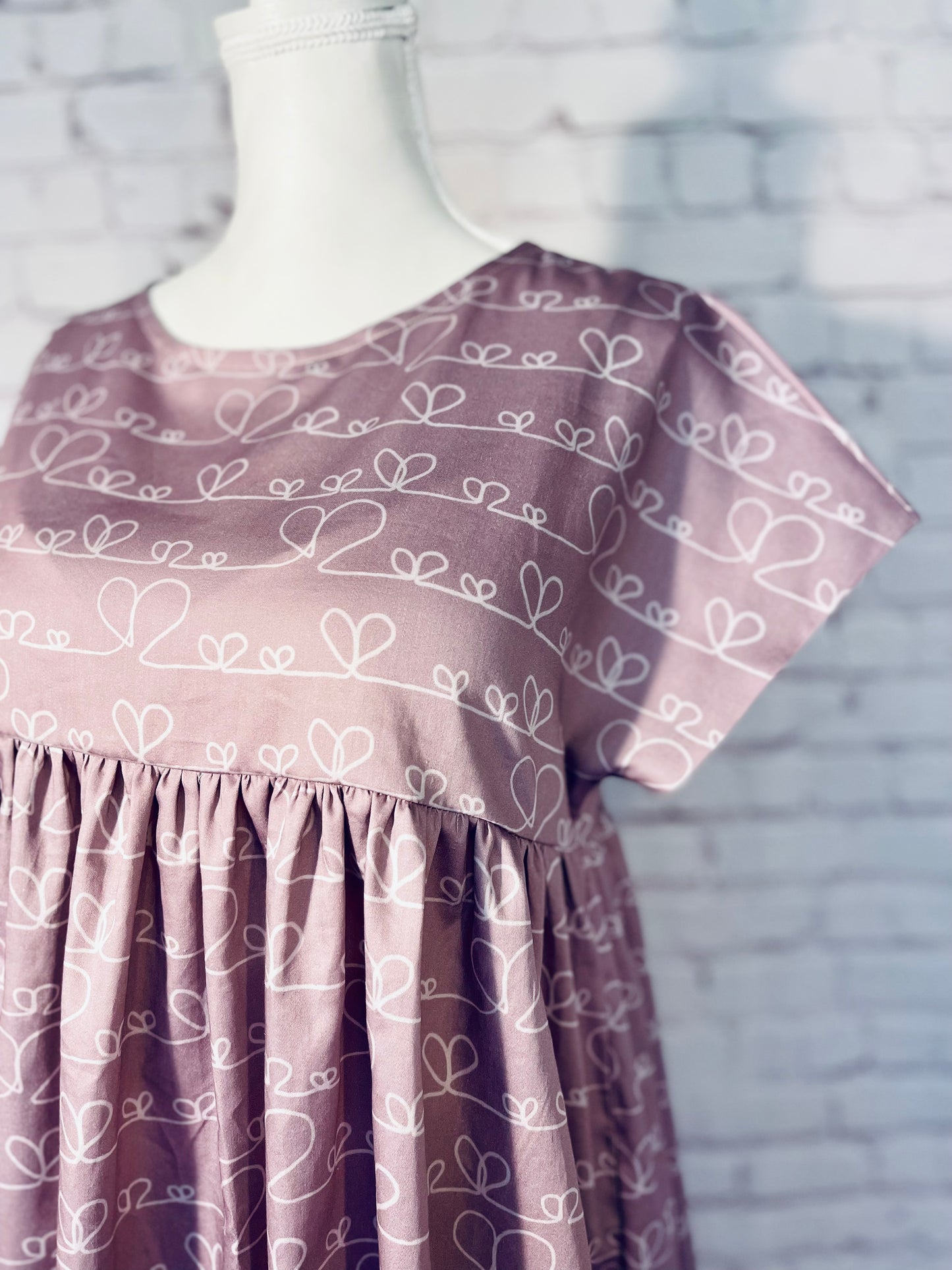 024 DESIGN YOUR OWN Organic Cotton Love Heart Dress