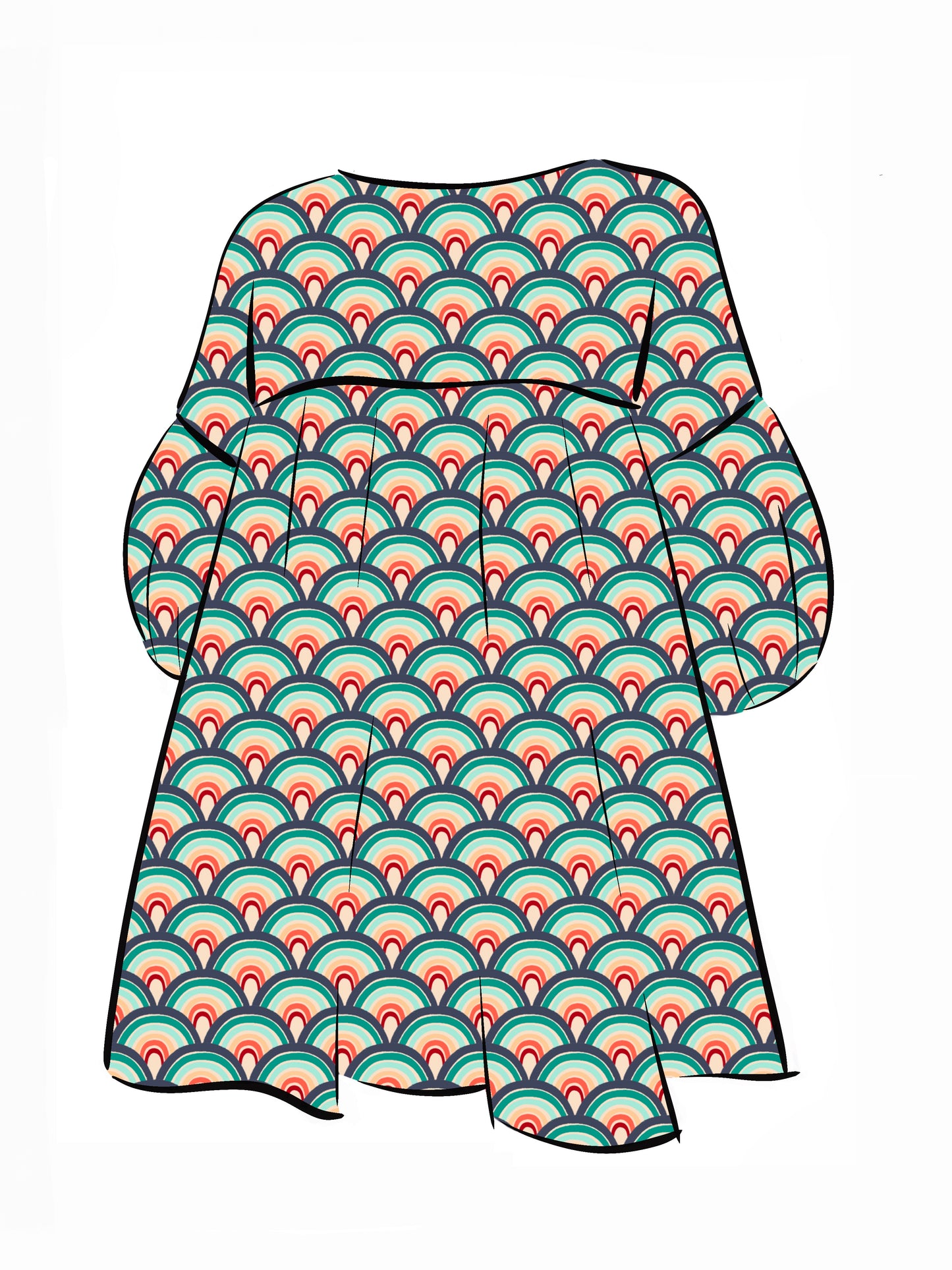 018 DESIGN YOUR OWN Organic Cotton “Rainbow” Dress