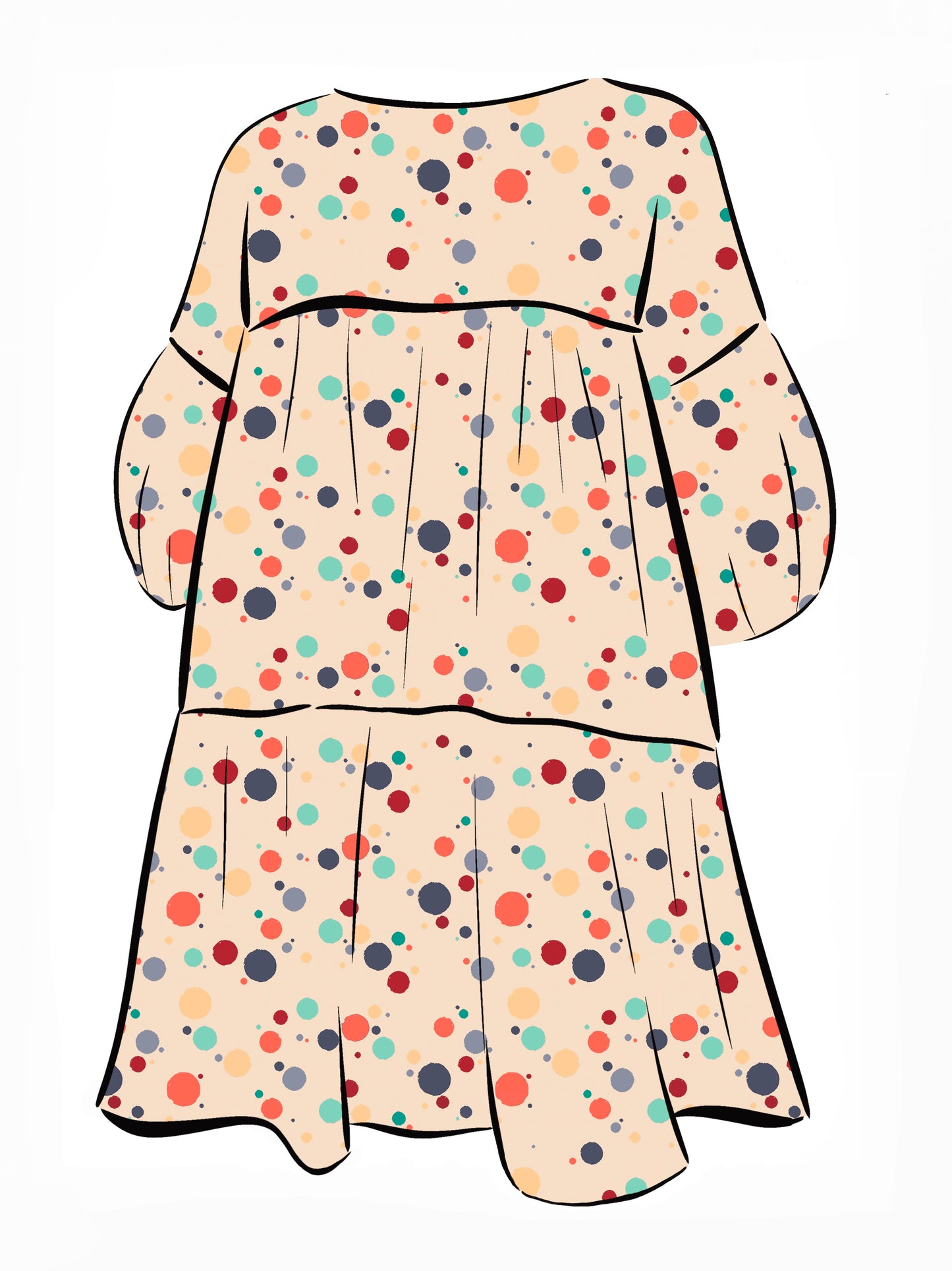 015 DESIGN YOUR OWN Organic Cotton “Polka Dot” Dress