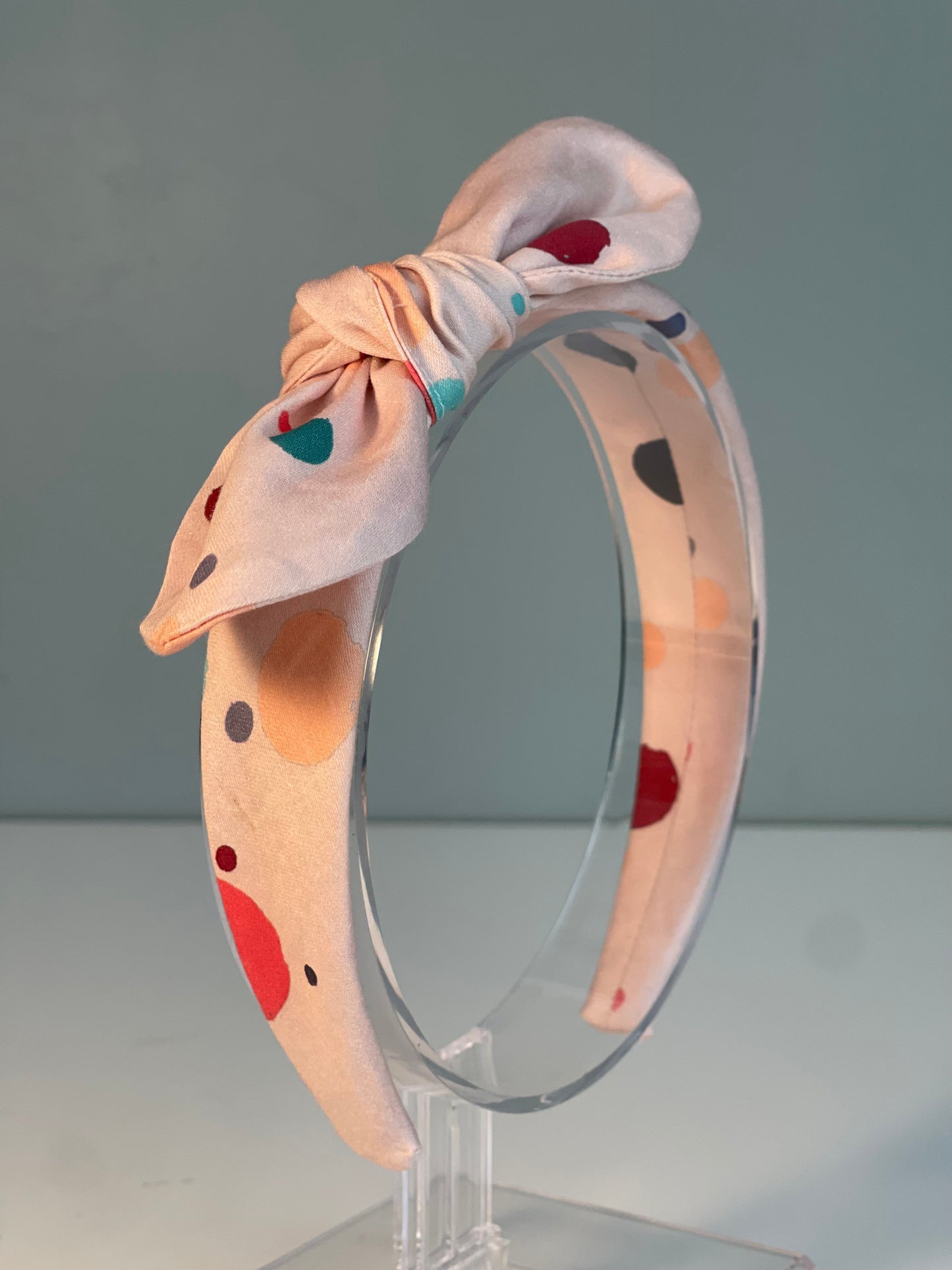 013 Organic Cotton Rainbow & Polka Dot Headbands