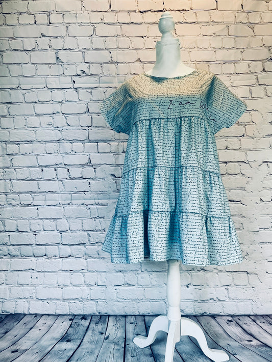 032 DESIGN YOUR OWN Organic Cotton “I am Woman” Dress