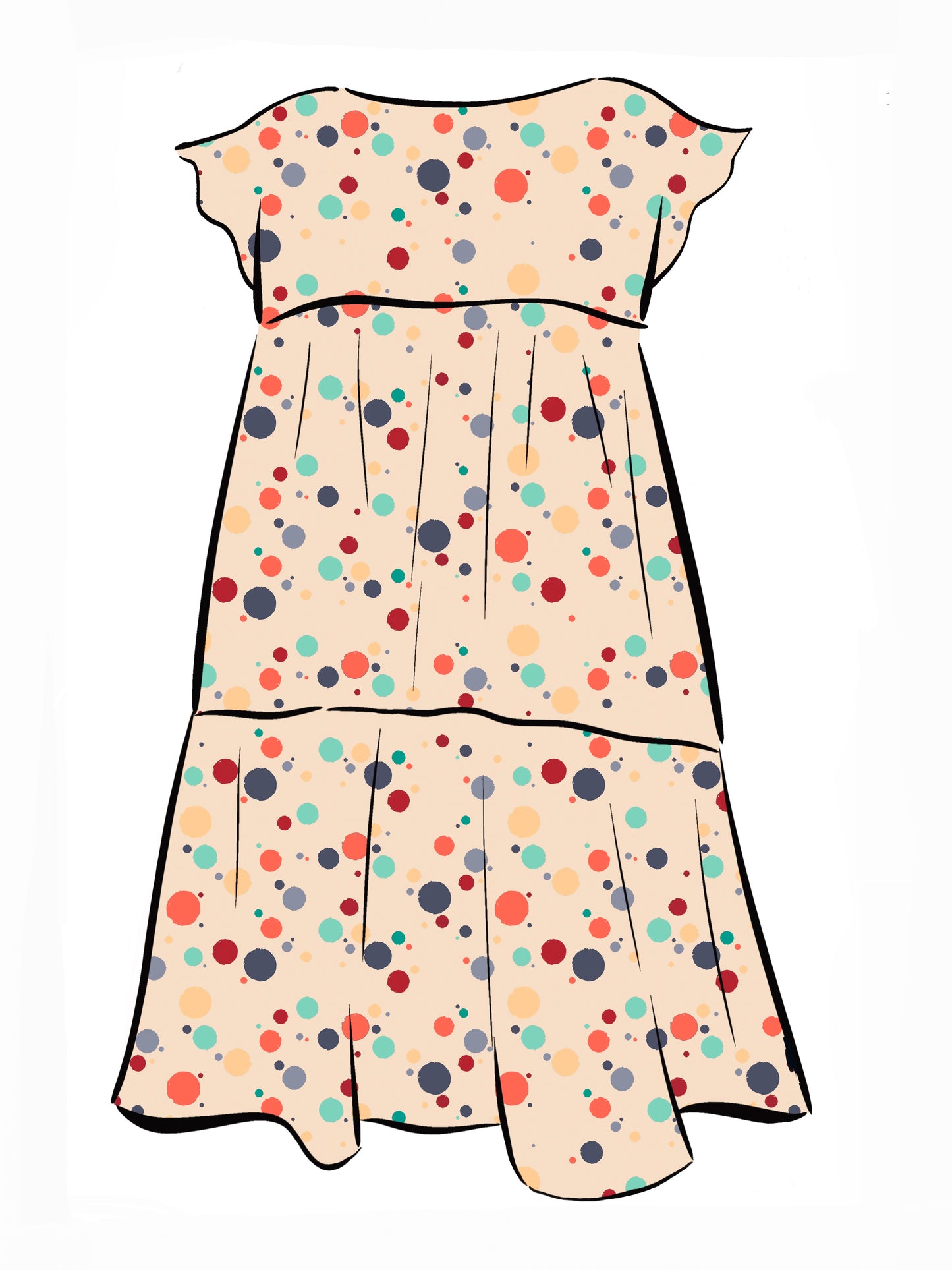 015 DESIGN YOUR OWN Organic Cotton “Polka Dot” Dress