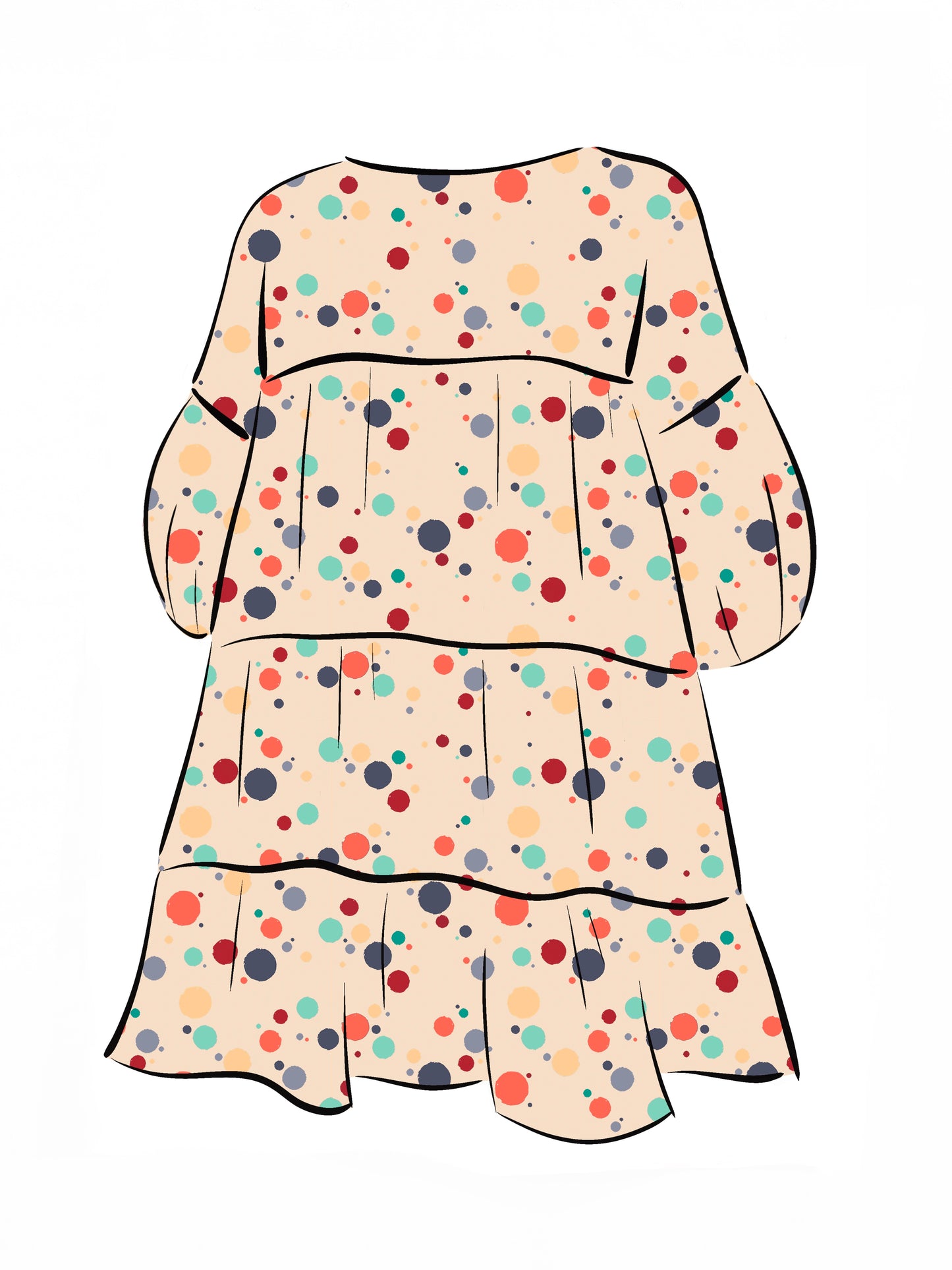 015 DESIGN YOUR OWN Organic Cotton “Polka Dot” Dress