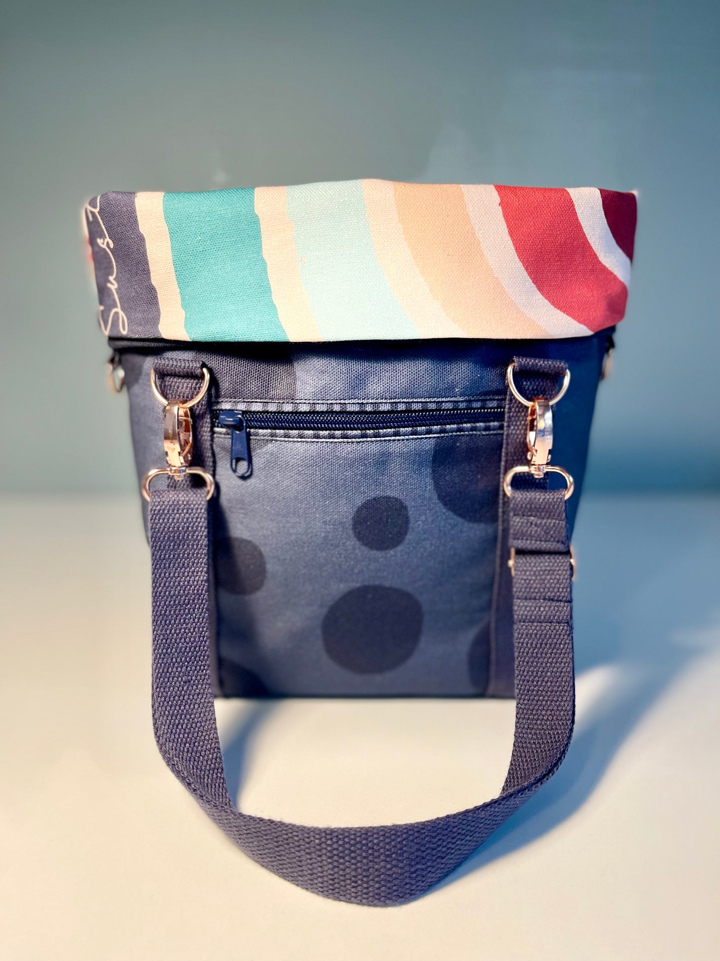 014 Organic Cotton Rainbow & Polka Dots Bags