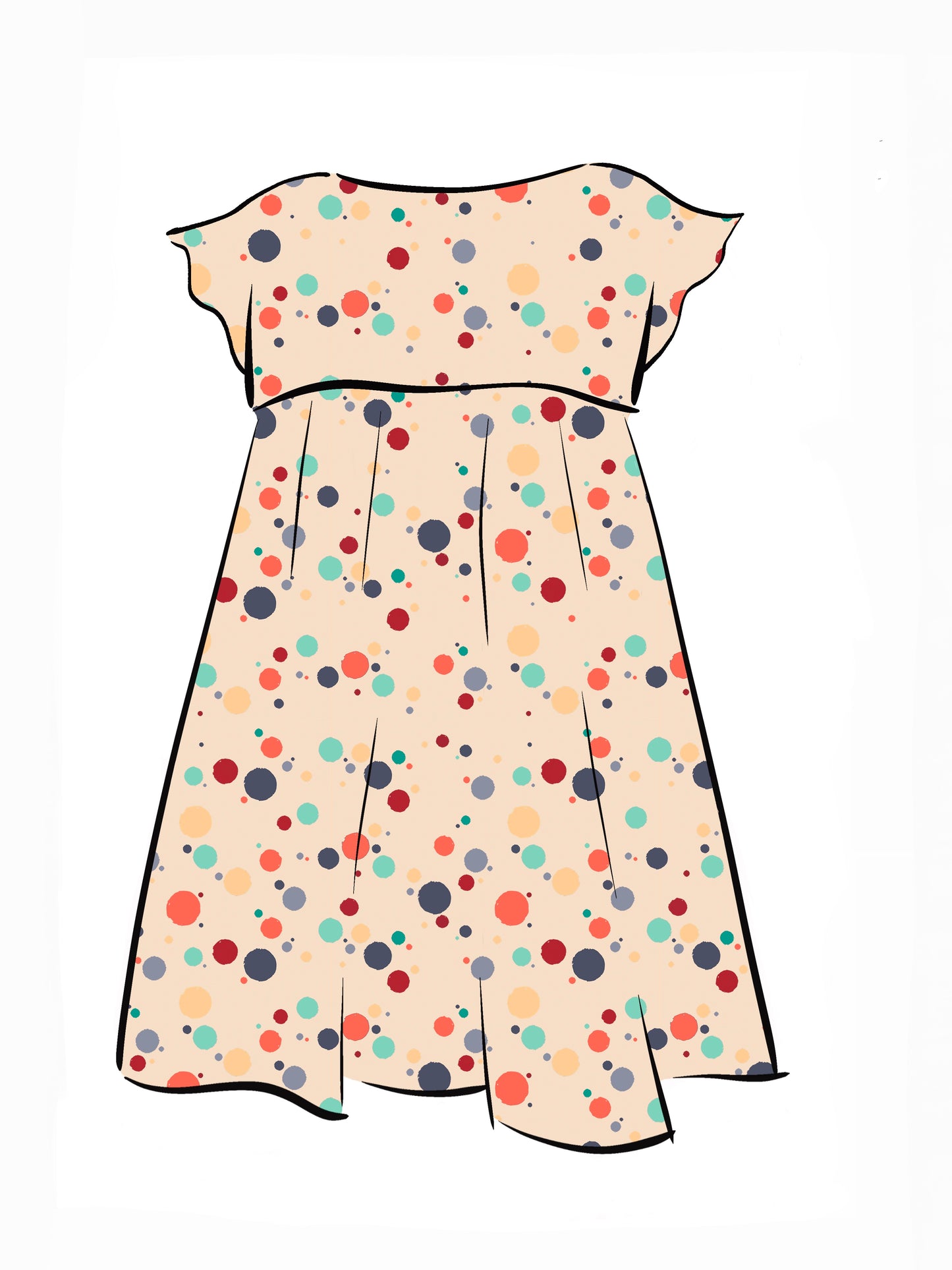 015 DESIGN YOUR OWN Organic Cotton “Polka Dot” Dress