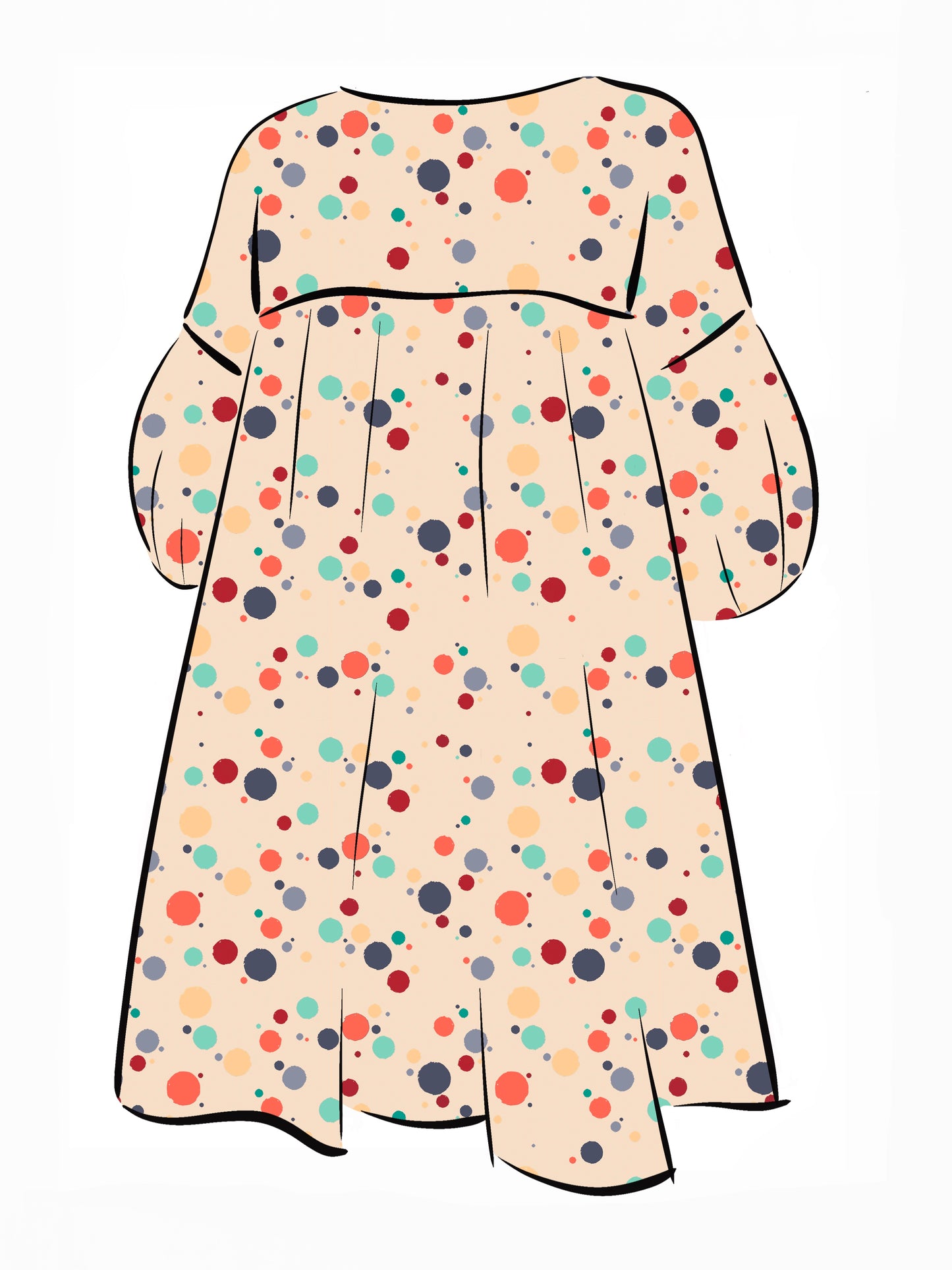 015 DESIGN YOUR OWN Organic Cotton “Polka Dot” Dress
