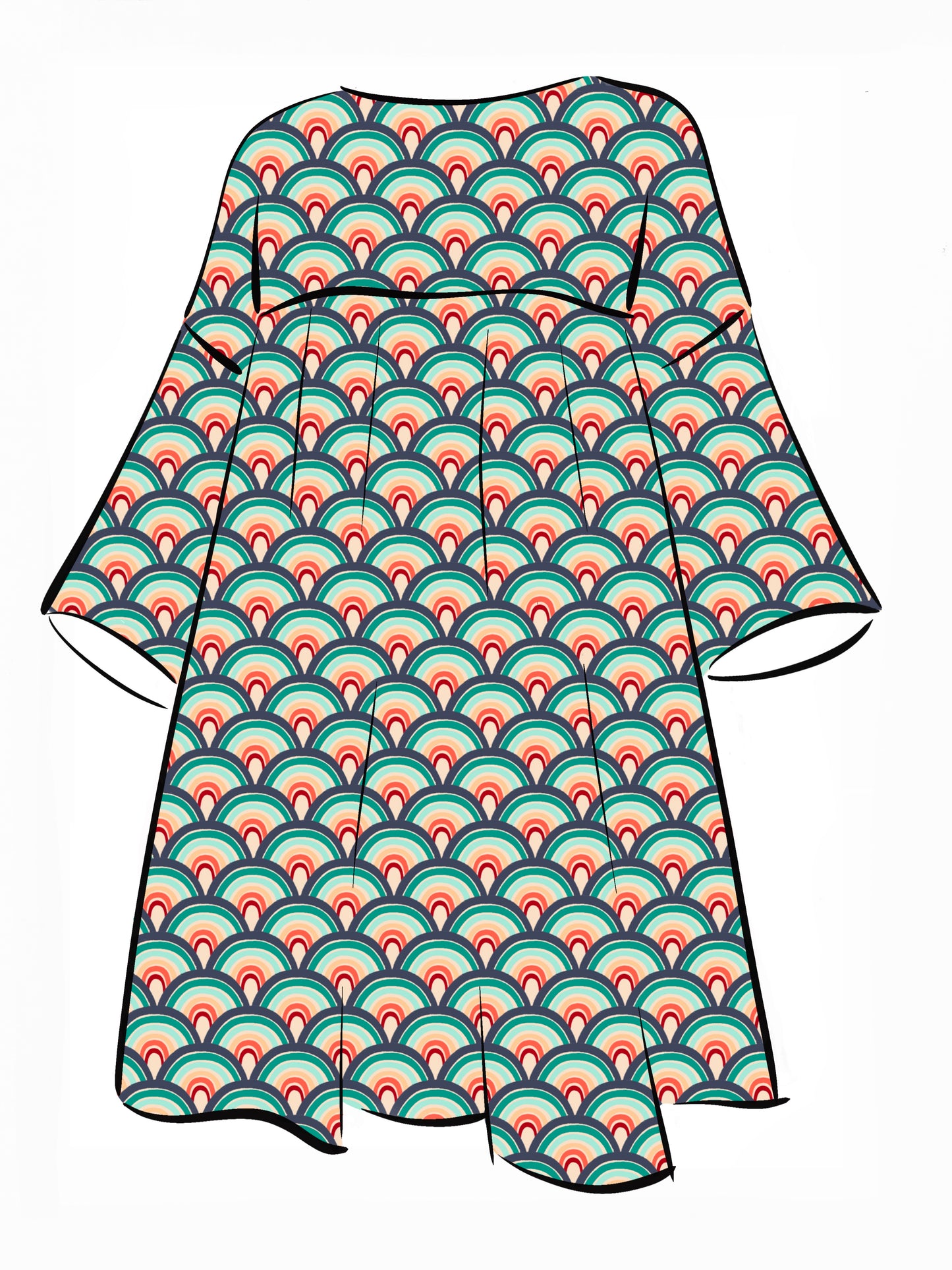 018 DESIGN YOUR OWN Organic Cotton “Rainbow” Dress