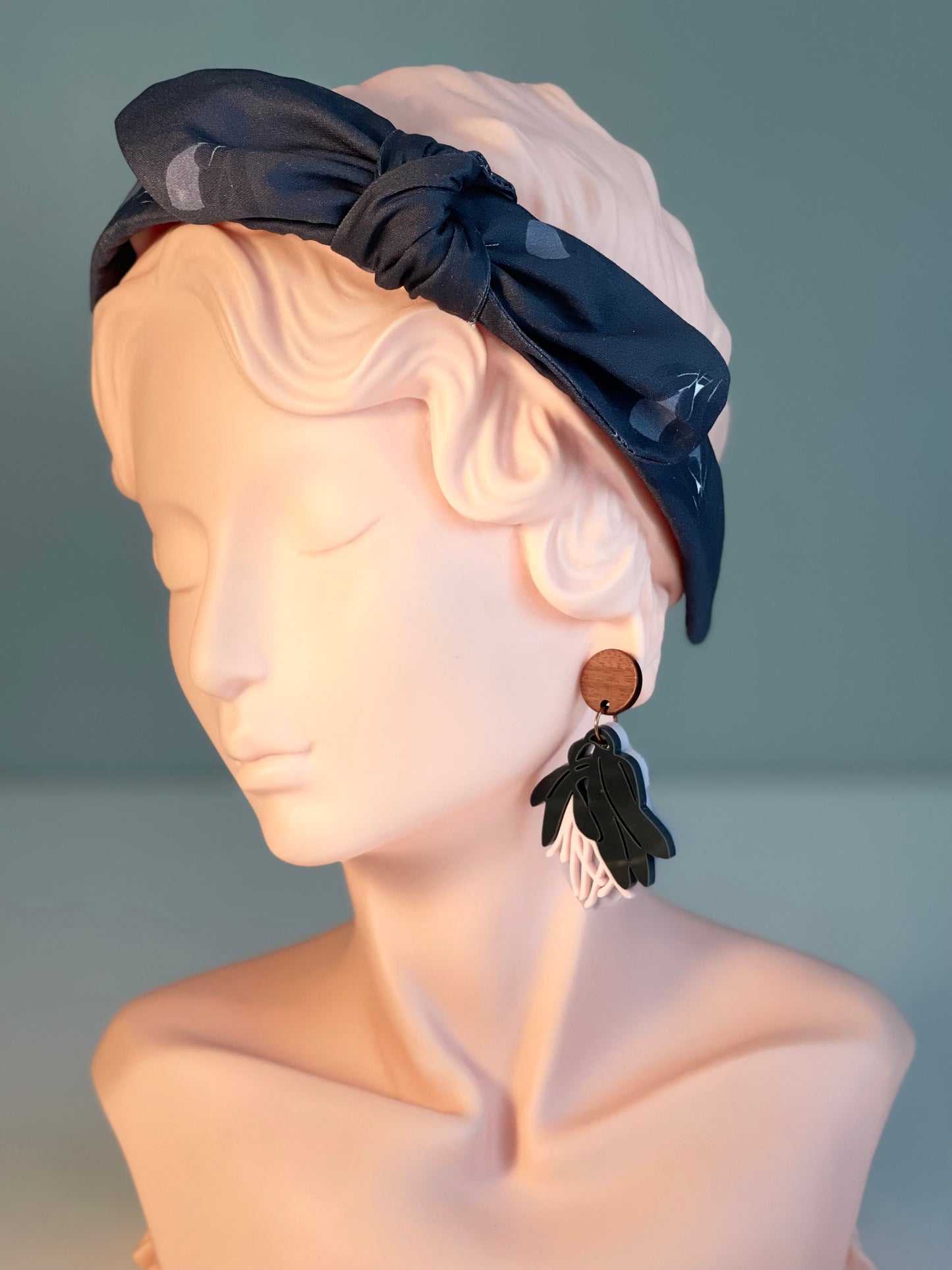 004 Organic Cotton Protea Headband