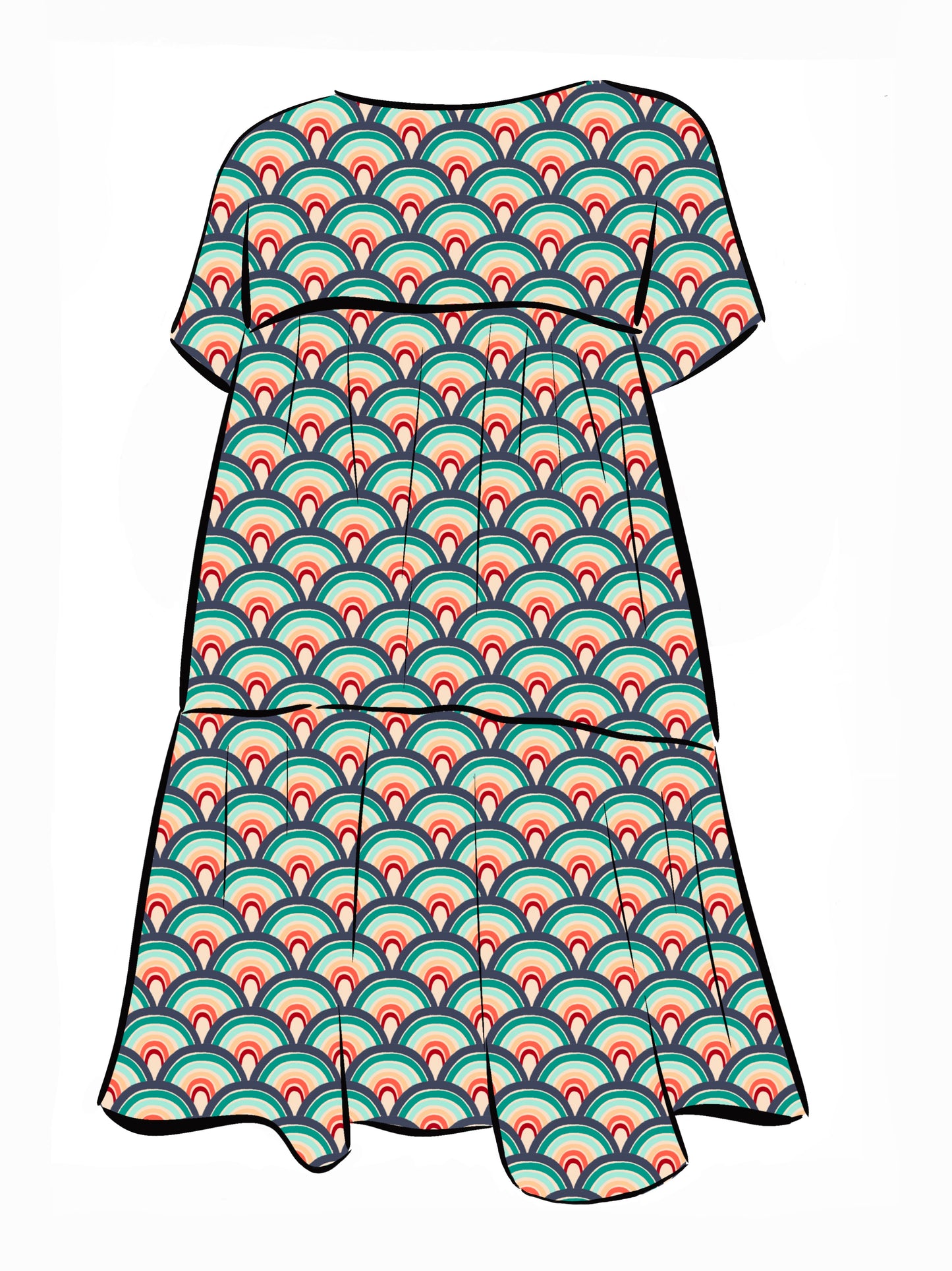 018 DESIGN YOUR OWN Organic Cotton “Rainbow” Dress