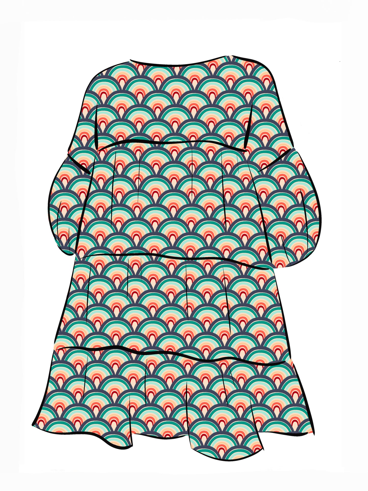 018 DESIGN YOUR OWN Organic Cotton “Rainbow” Dress