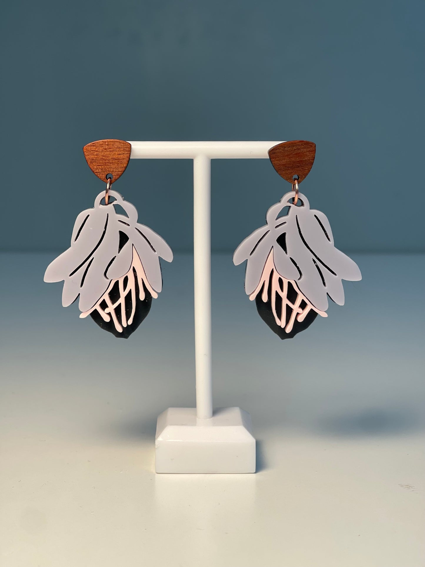 001 Protea Flower Earrings