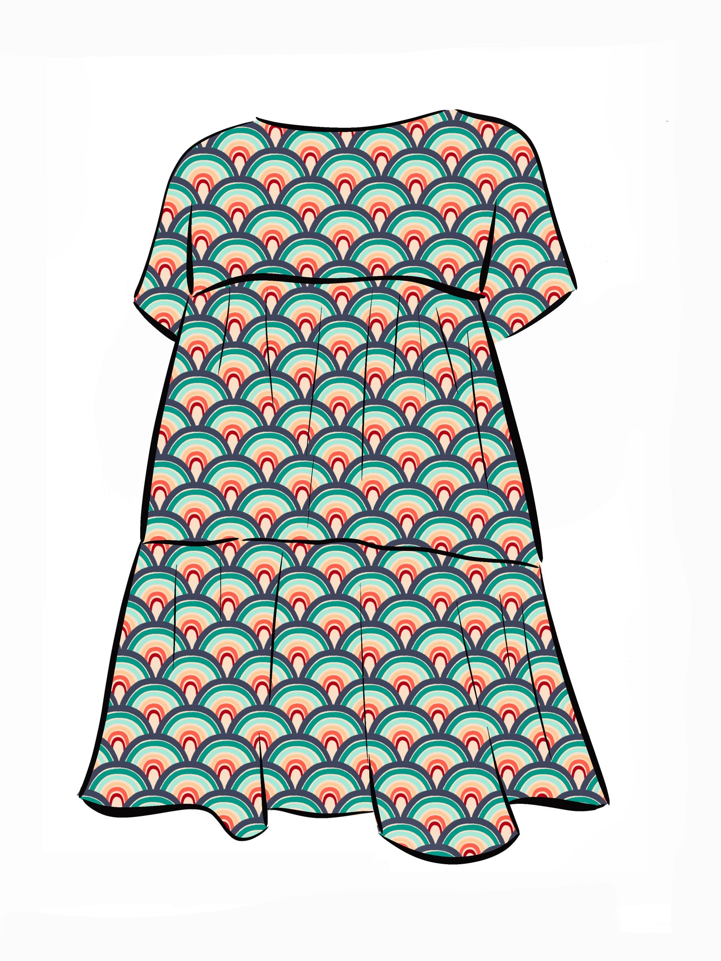 018 DESIGN YOUR OWN Organic Cotton “Rainbow” Dress